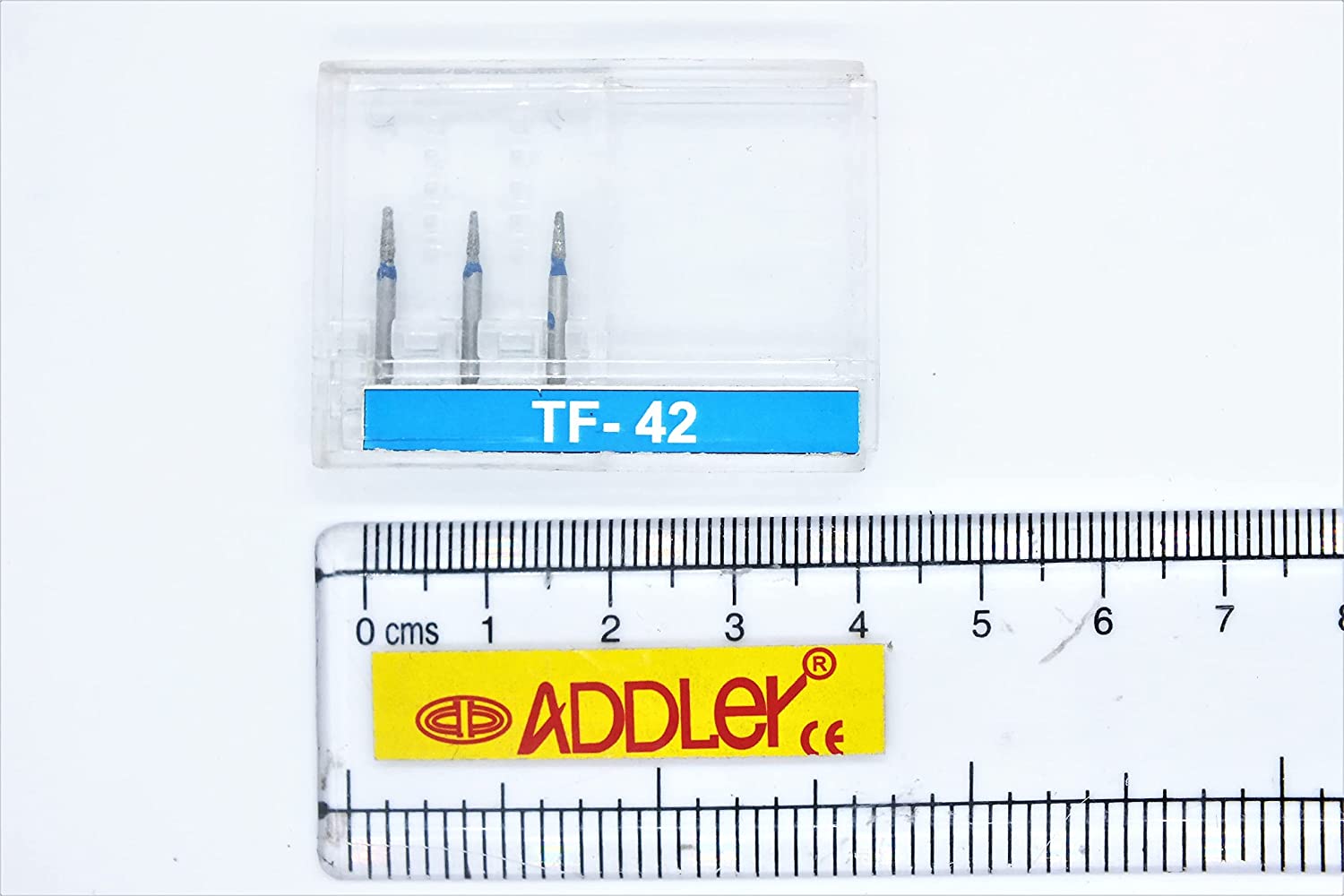 DENTAL SWISS DIA HIGH SPEED TF-42 & EX-18 BURS FG DIAMOND COATED 2 PACK OF 6 BURS TOTAL.