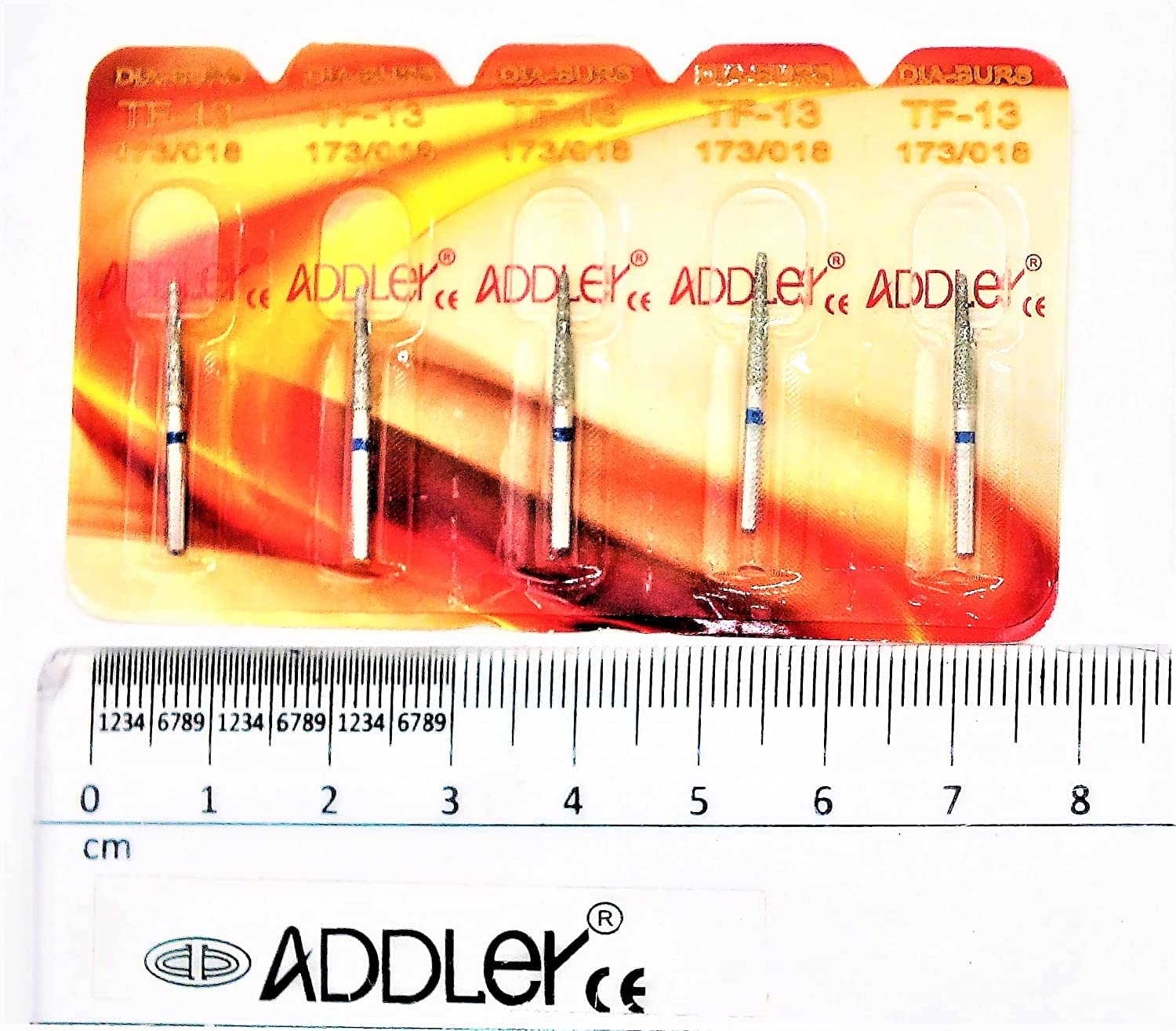 ADDLER HIGH SPEED DENTAL TF13 & TF20 FG AIR ROTOR DIA BURS.