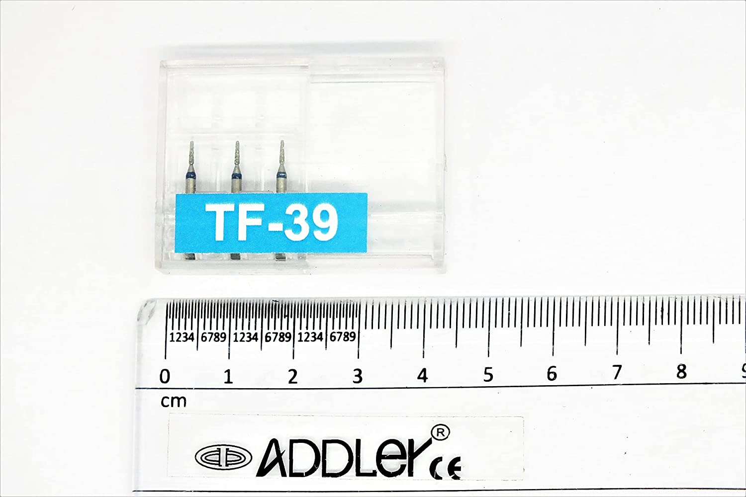 DENTAL SWISS DIA TF39, EX18 HIGH SPEED BURS FG DIAMOND COATED 2 PACK OF 6 BURS TOTAL.