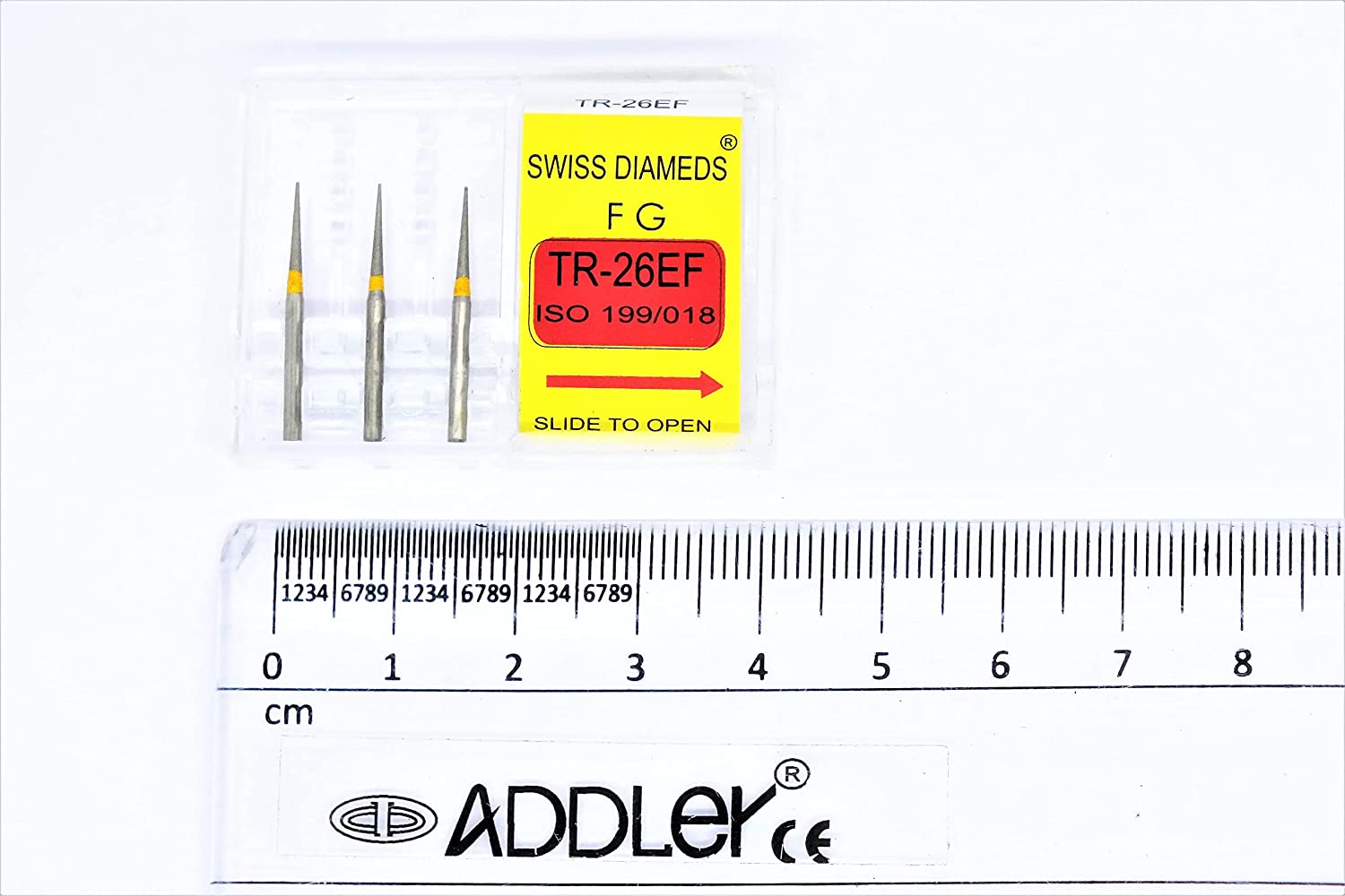 DENTAL DIAMOND COATED TF39, TR26EF BURS FG SWISS DIA HIGH SPEED 2 PACK OF 6 BURS TOTAL