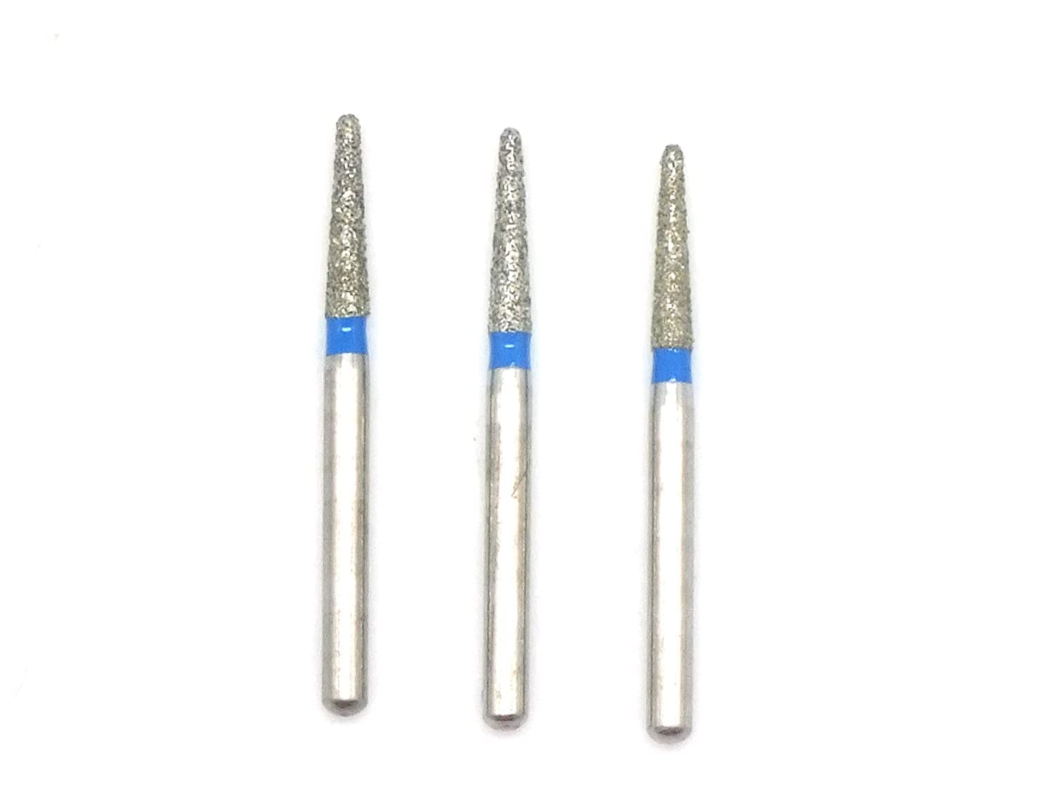 ADDLER DENTAL DIAMOND BUR TR-21 FG AIR ROTOR SWISS DIA PREMIUM BURS. EXCELLENT DIAMOND GRAINS FOR HIGH SPEED ROTOR. PACK OF 3 BURS