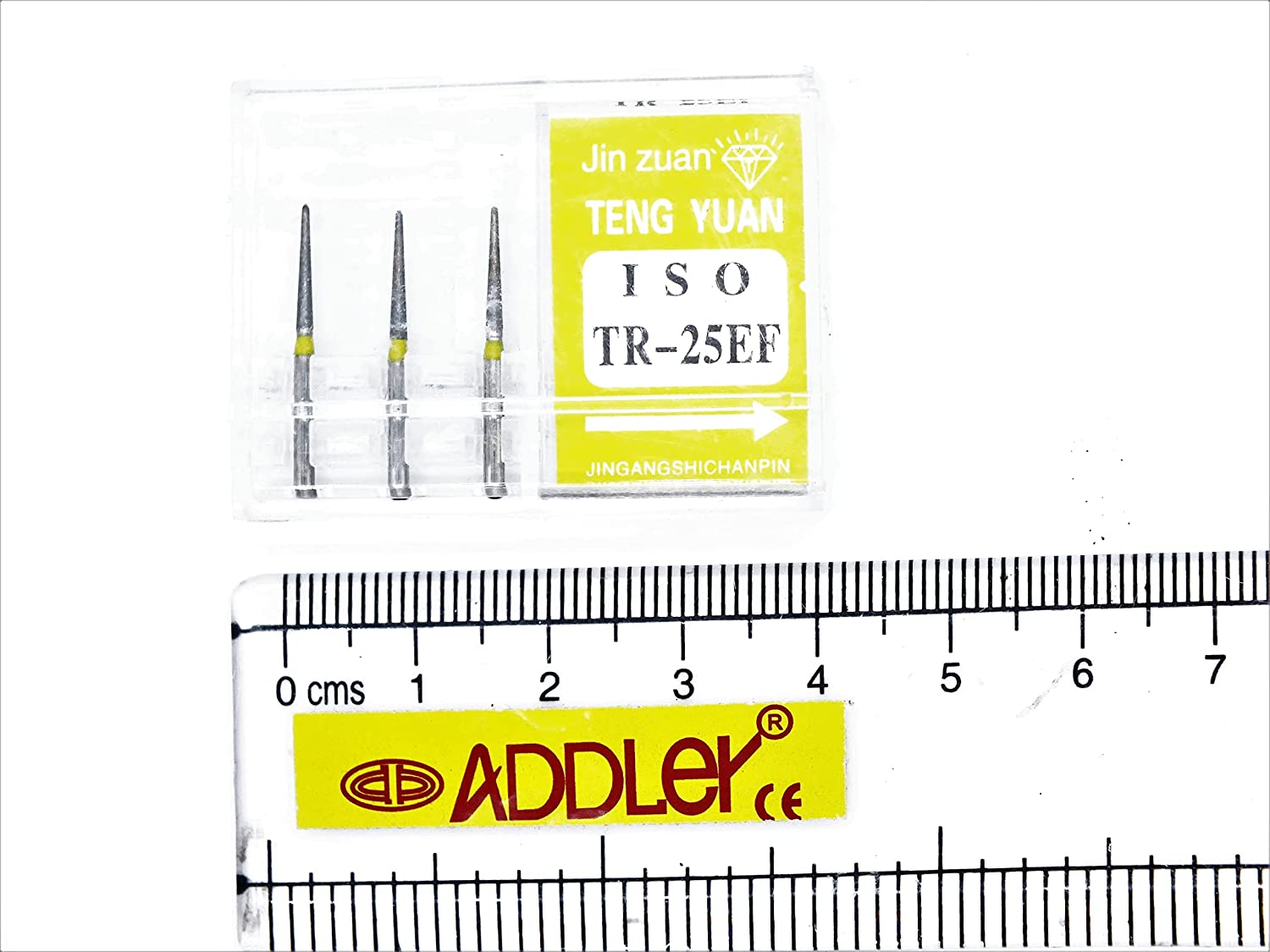 SWISS DIA DENTAL FG DIAMOND COATED BURS TR-25EF & BR-41 HIGH SPEED 2 PACK OF 6 BURS TOTAL.