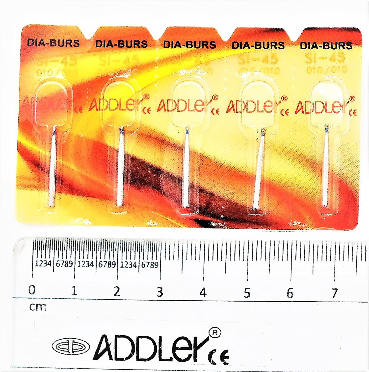 ADDLER DENTAL TR62C & SI45 AIR ROTOR FG HIGH SPEED DIA BURS.