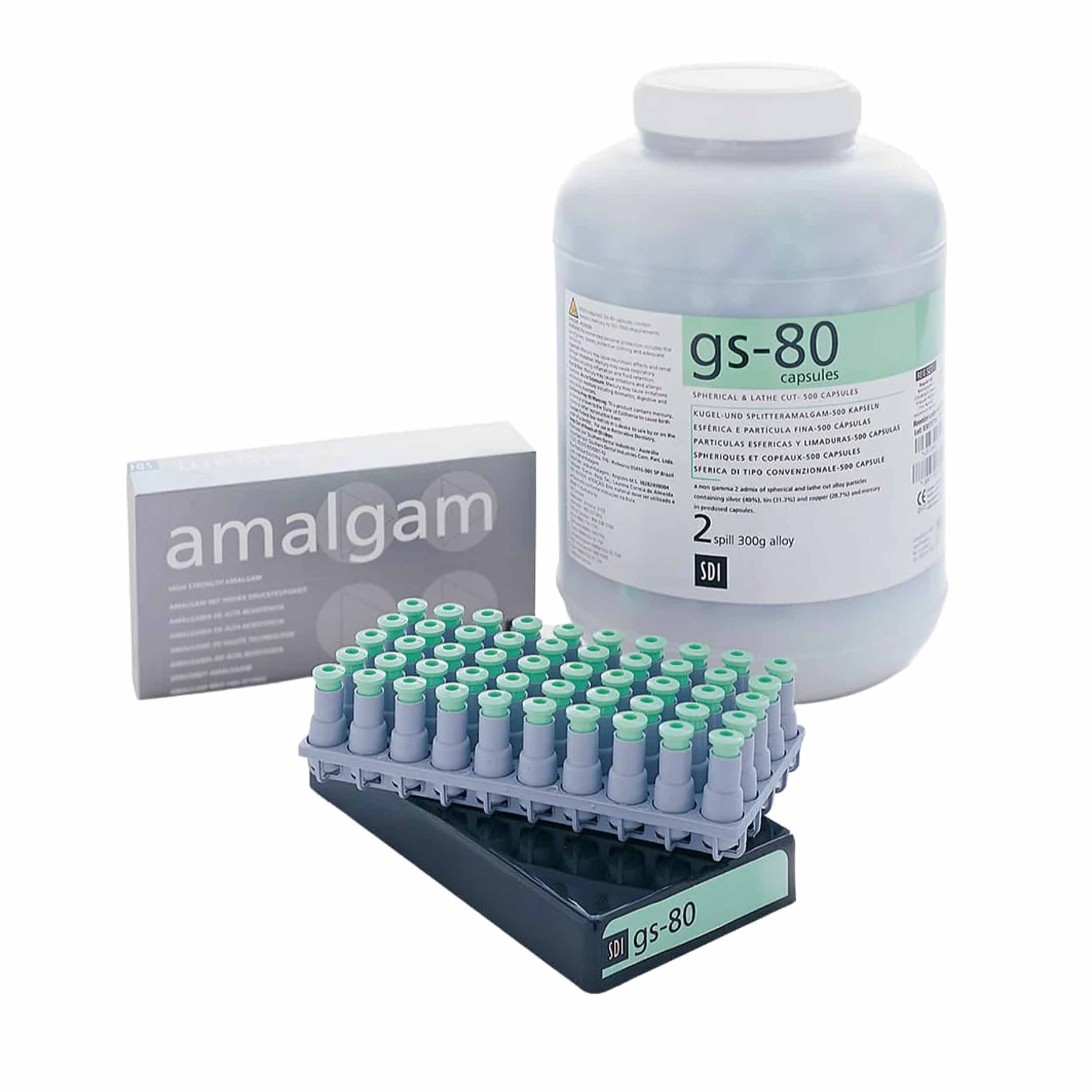 SDI GS-80 - Non-Gamma 2 Admix Amalgam 2 Spill 50pk