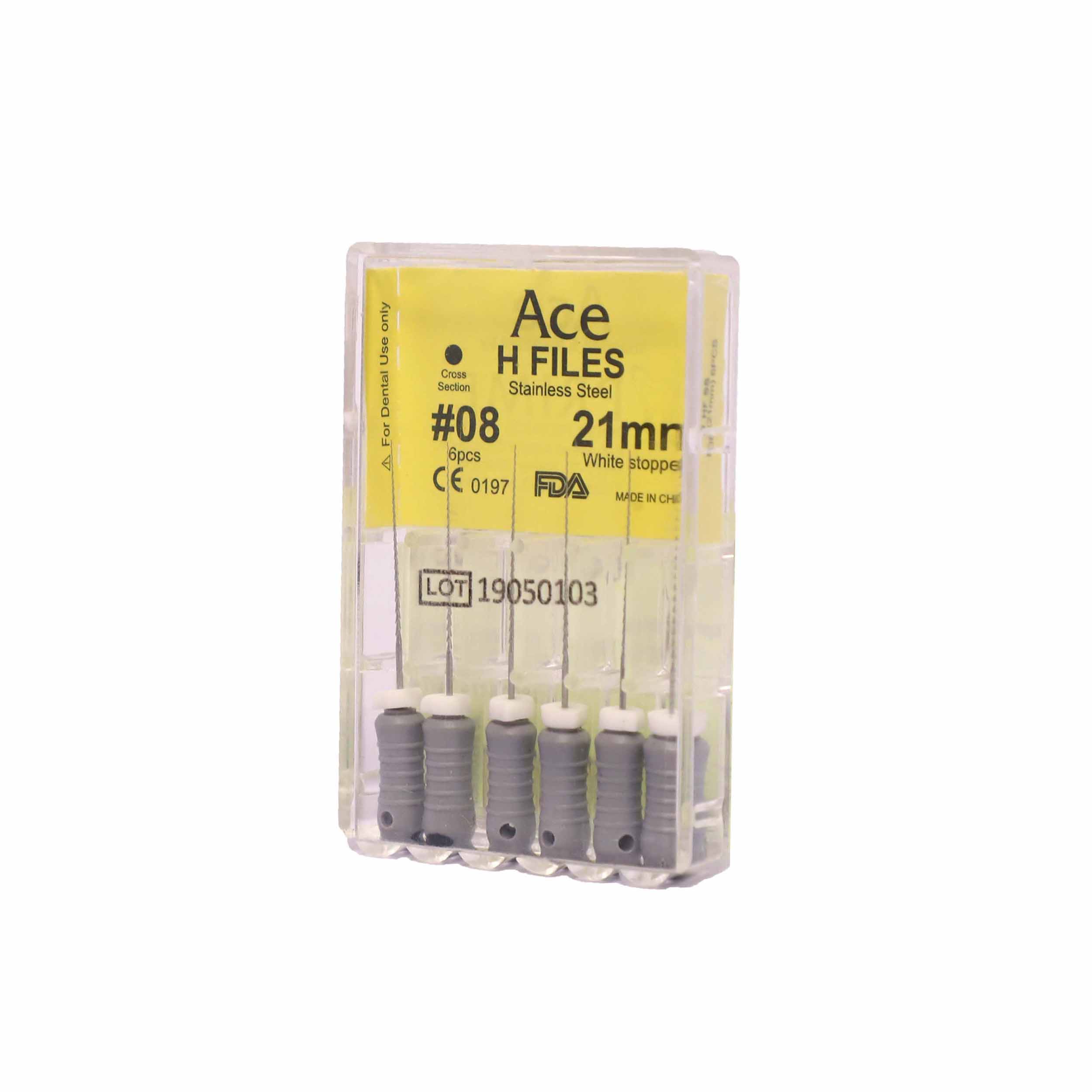 Prime Dental  Ace H Files #08 21mm