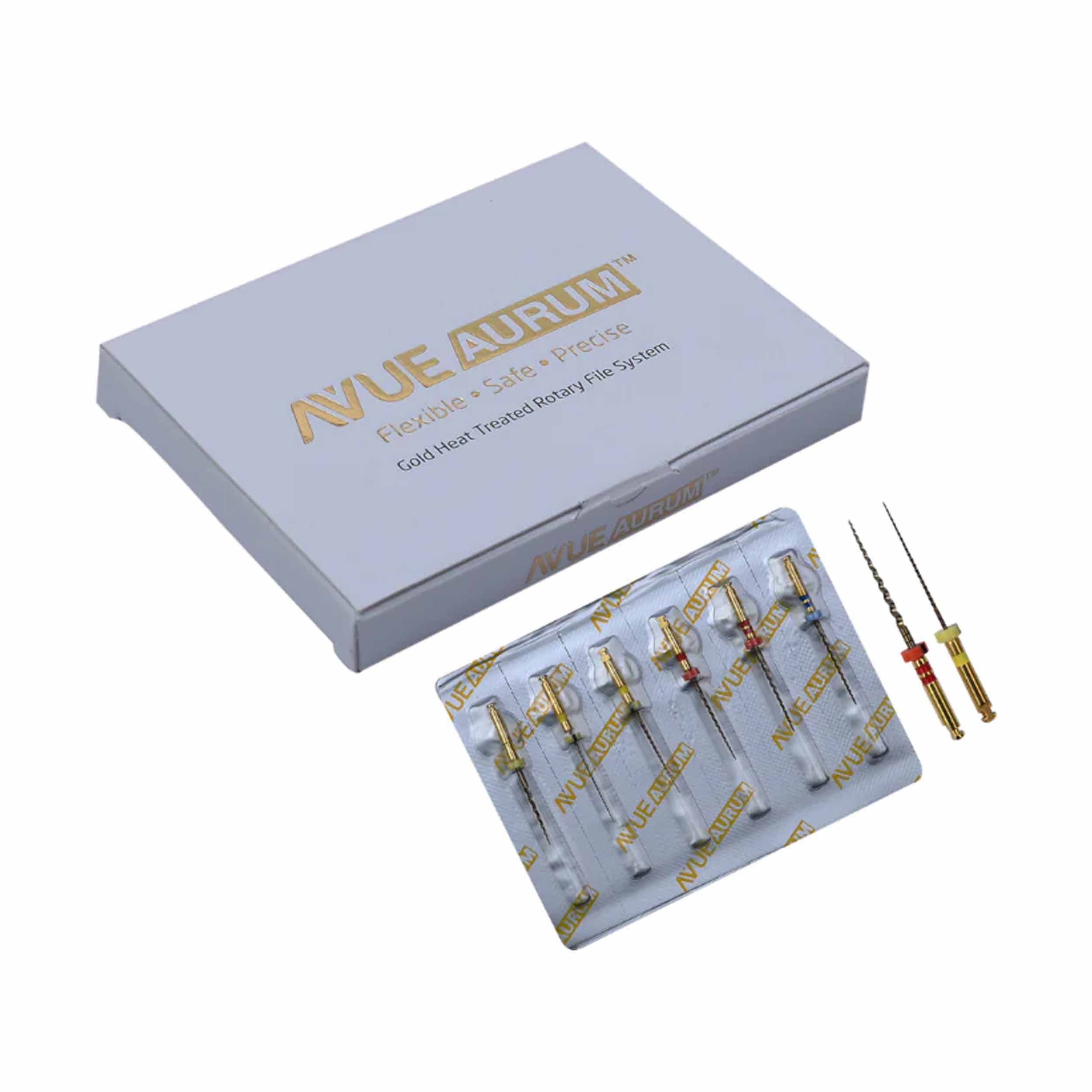 AvueAurum - Aurum (Gold) Heat Treated Rotary File System 4% 40 21mm