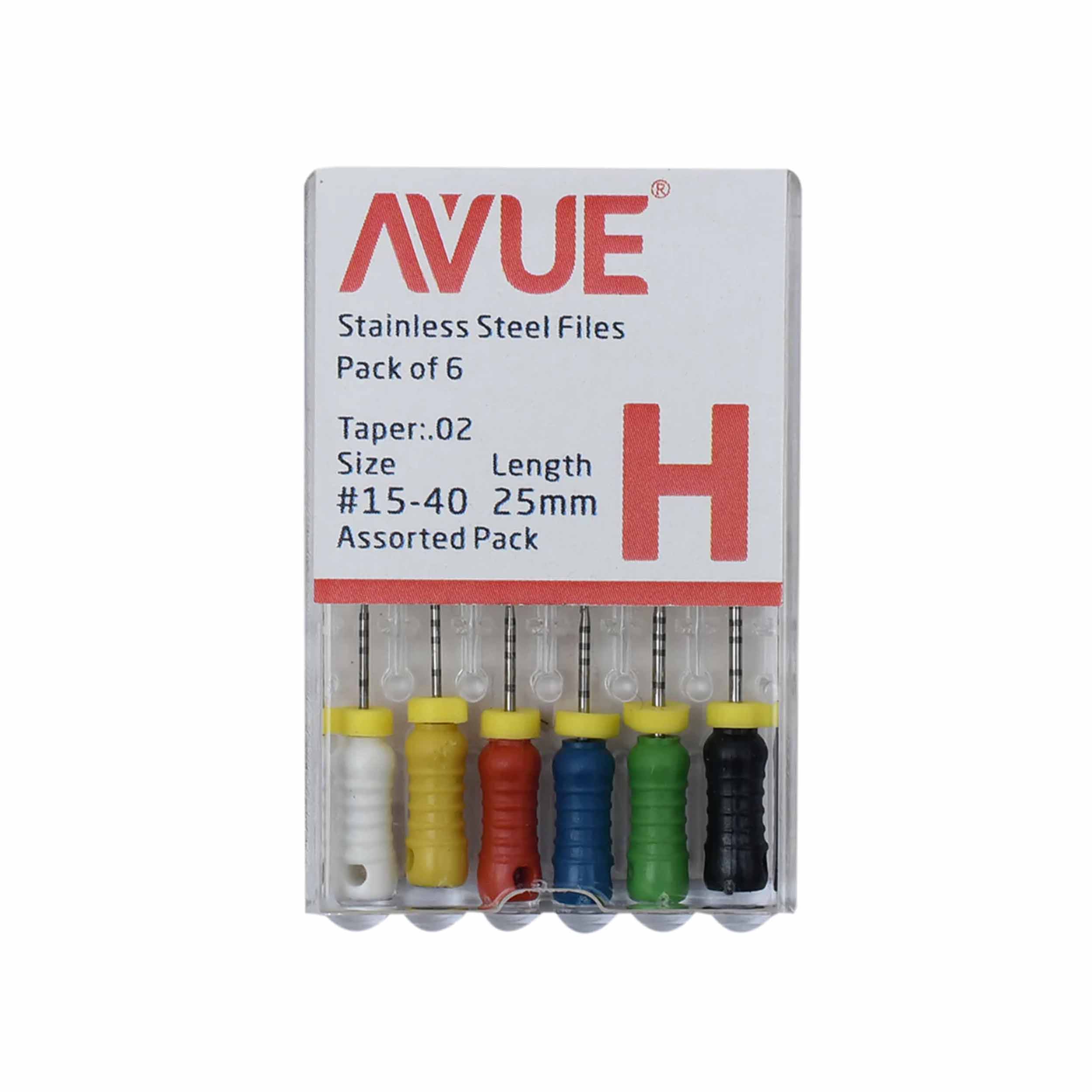 H Files - Stainless Steel Hand Files 30 21mm