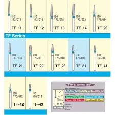 NT CRYSTAL FG Abrasive Diamond Burs(TF-11)(pack Of Five)