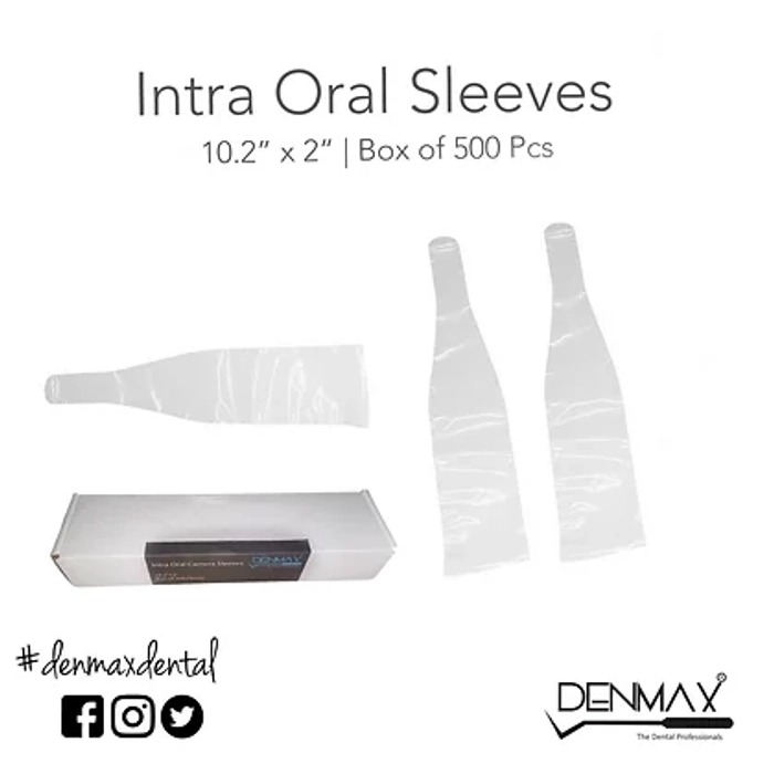 Denmax Intra Oral Camera Sleeves -  10.2" X 2" 500 Pcs