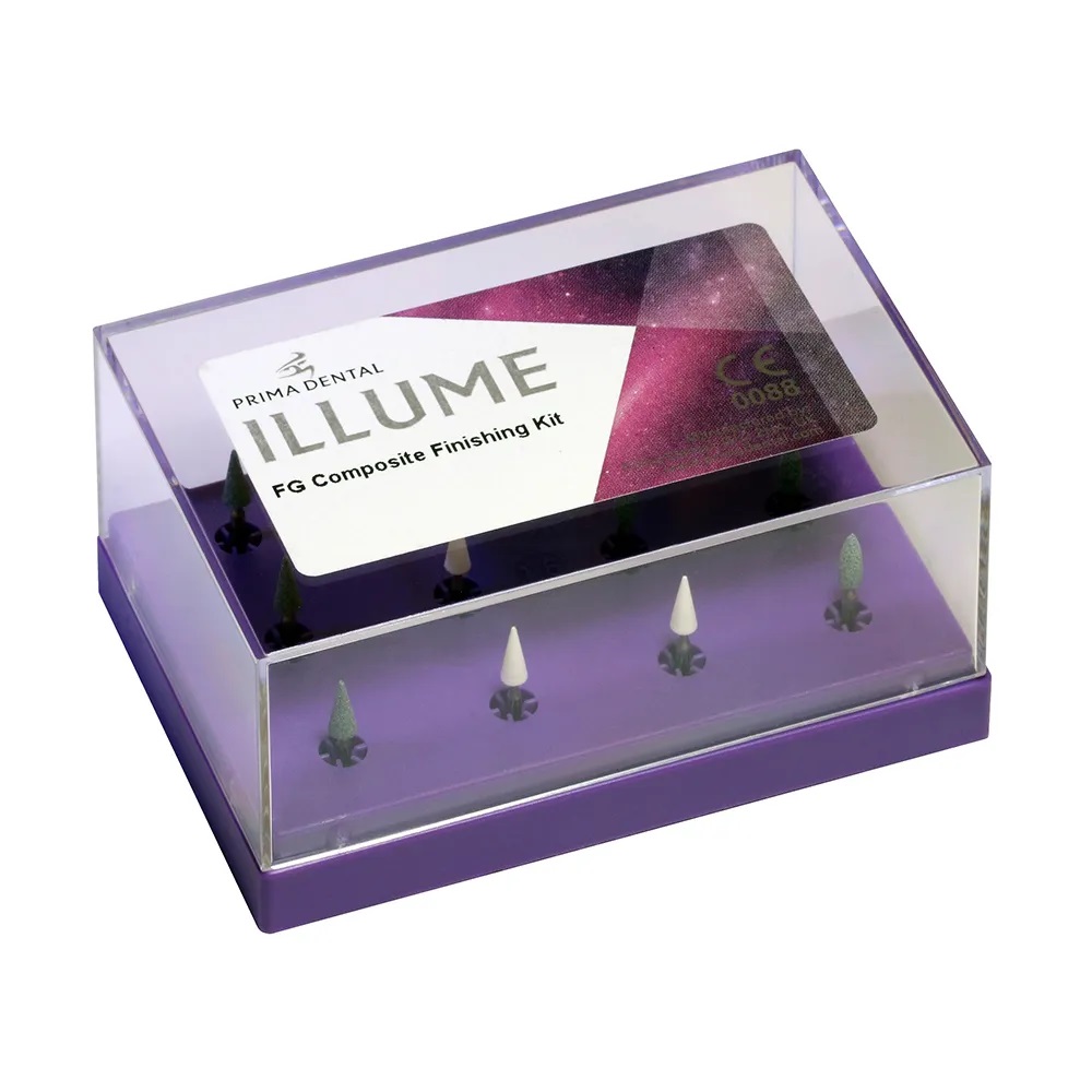 Prima Dental Illume Composite Finishing Stone - FG 12 Burs Kit