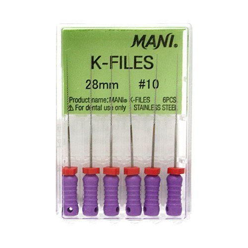 Mani K-File 28mm 10 No. (PACK OF 6)