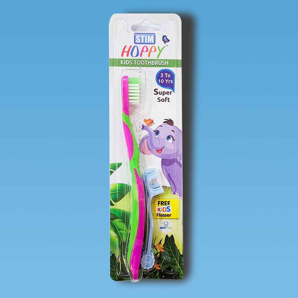 Stim Hoppy Kids Toothbrush-3 Years To 10 Years
