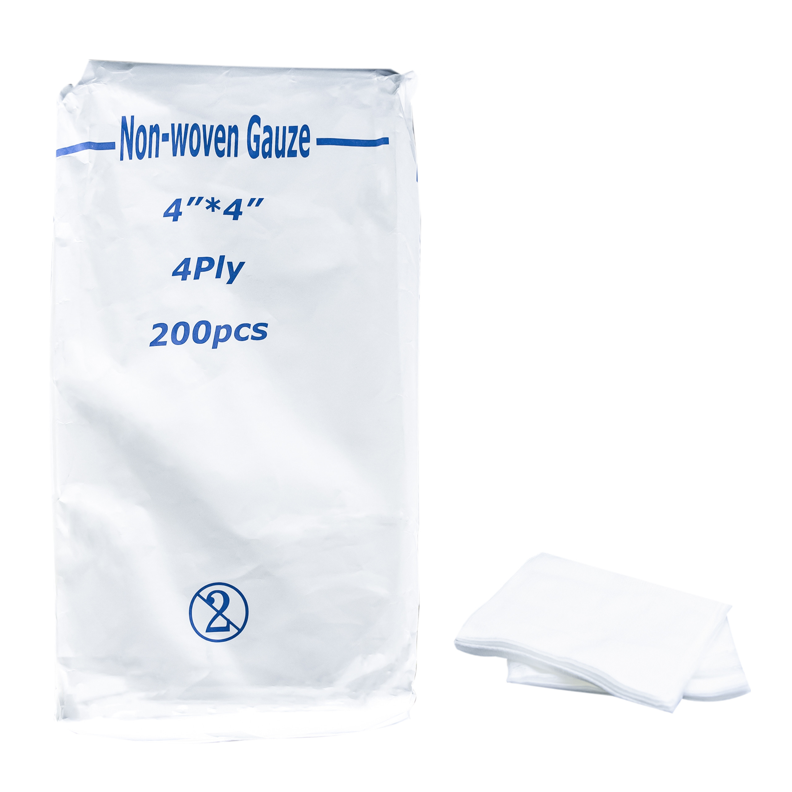 Non Woven Gauze 4"X4" 4 Ply Non Sterile