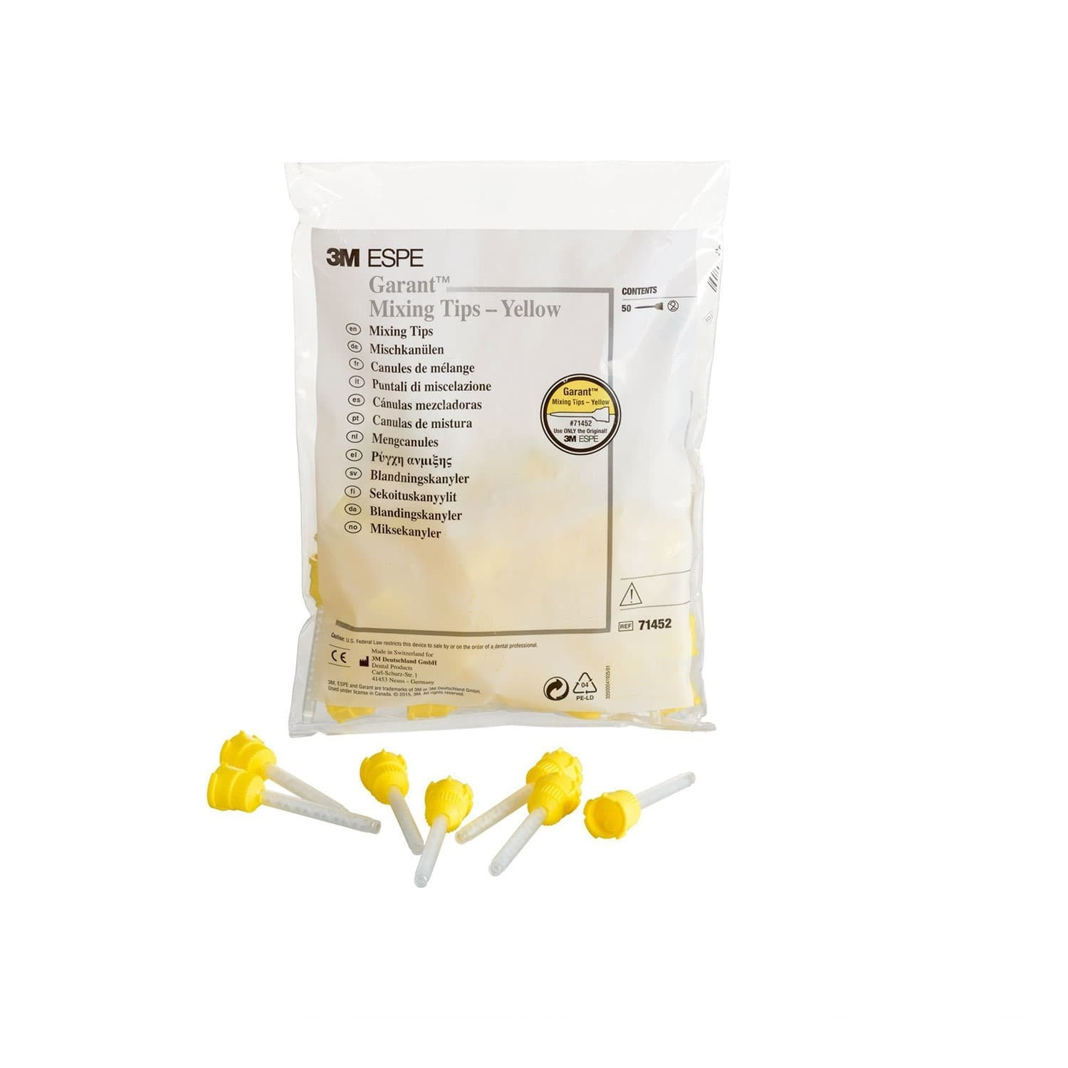 3M ESPE New Yellow VPS Mixing Tips