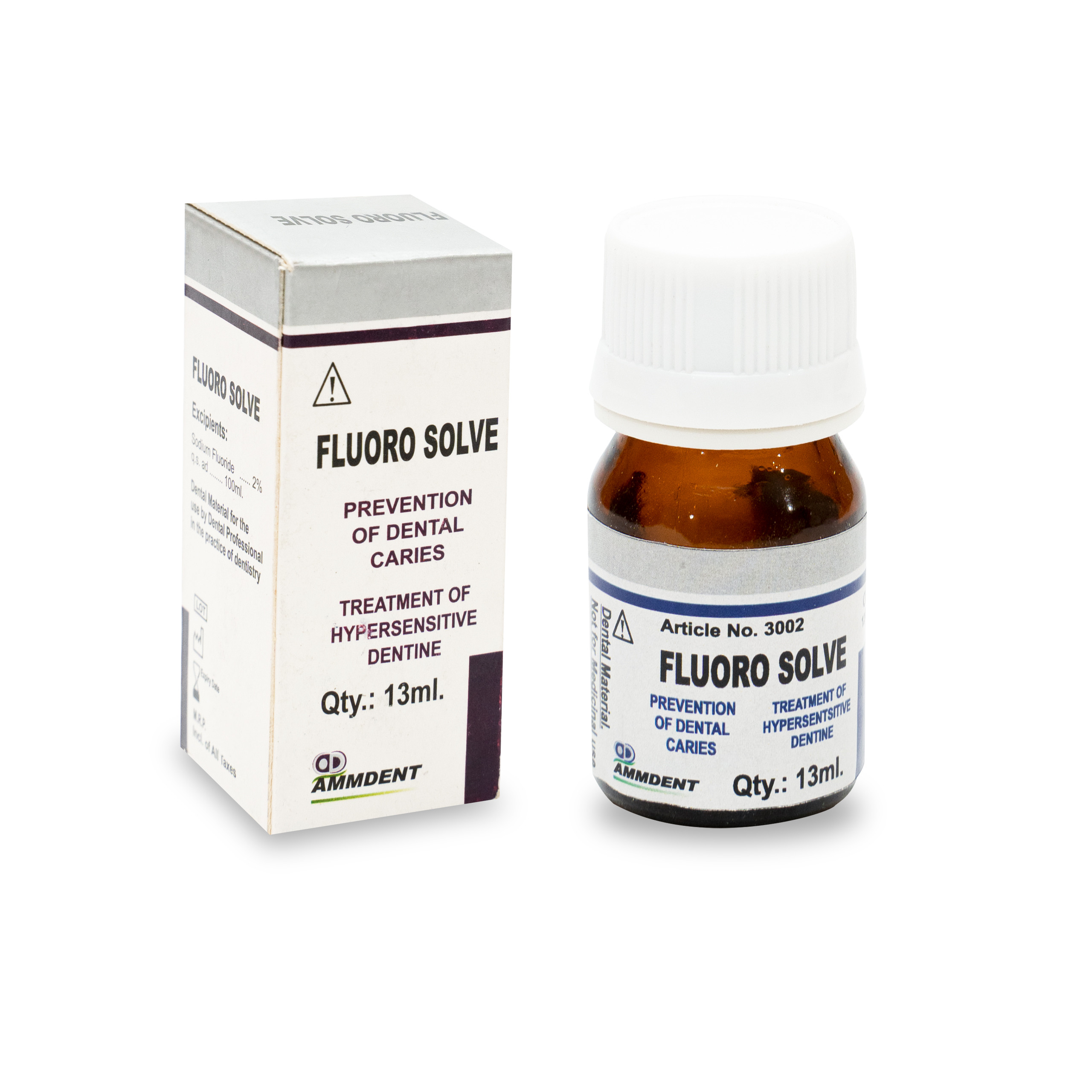 Ammdent Fluoro Solve Prevention of Dental Caries 13ml