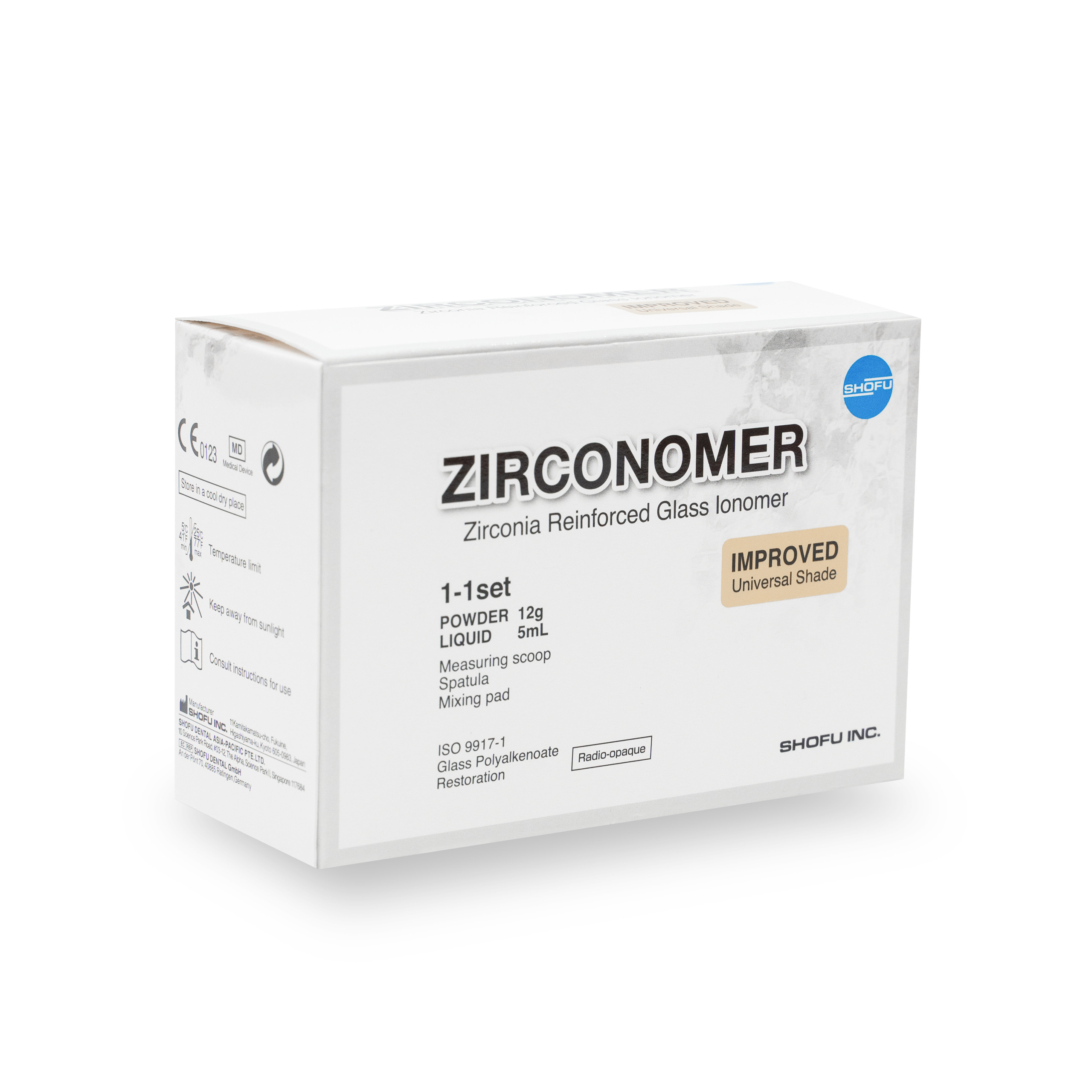 Shofu Zirconomer Reinforced Restorative Glass Ionomer Cement