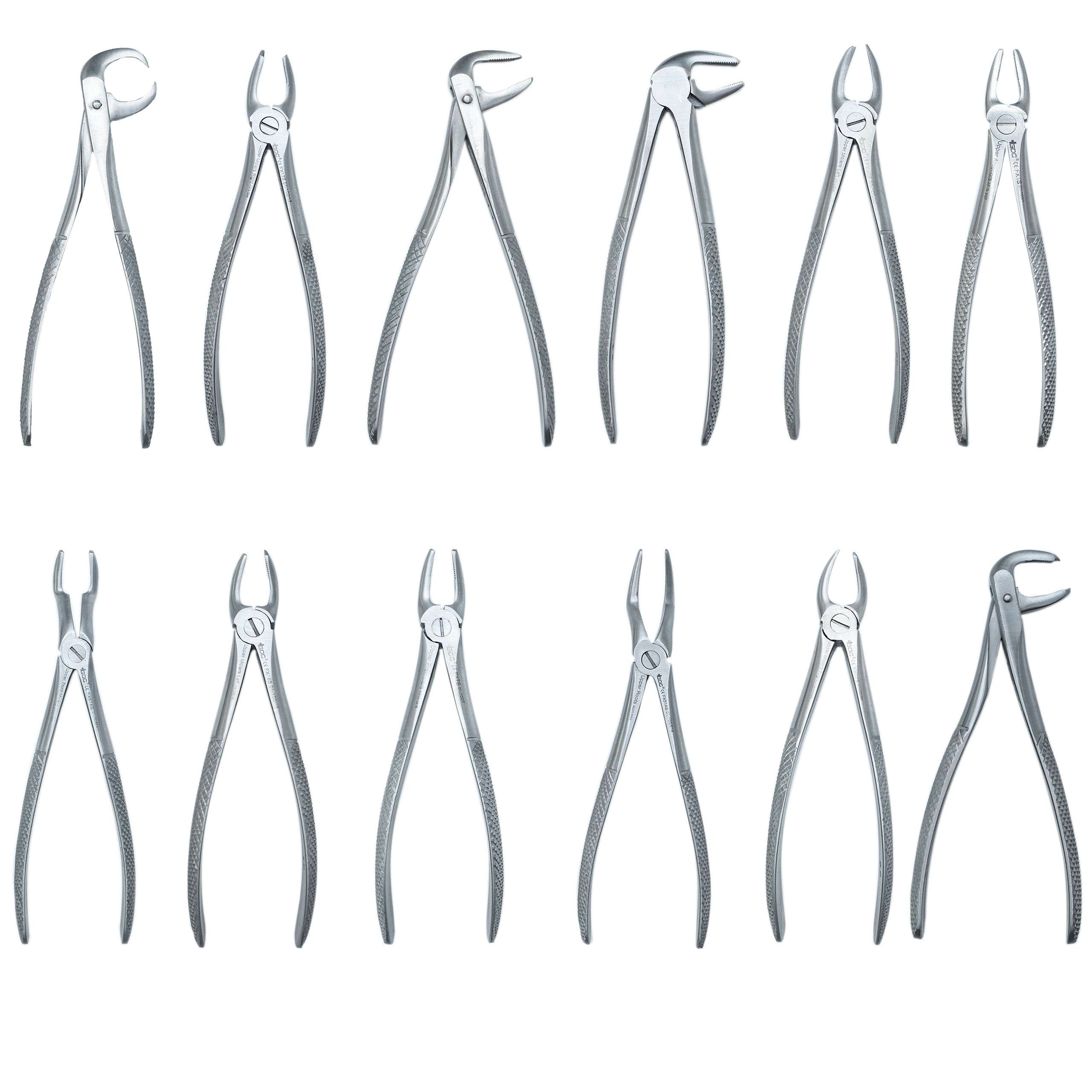 API FORCEPS SET OF 12 (1, 7, 13, 17, 18, 73, 51A, 67A, 74N, 86, 89, 90)