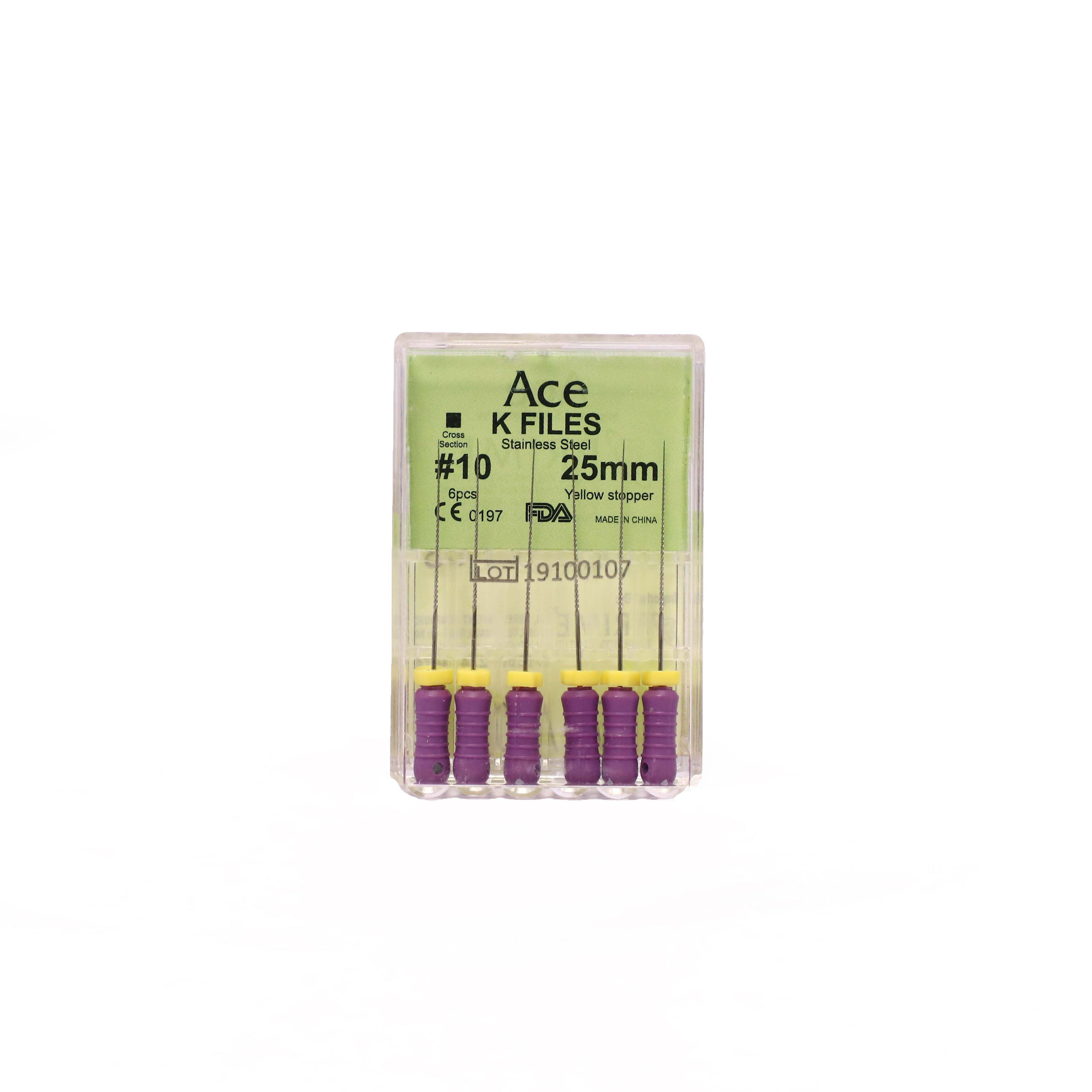 Prime Ace K Files #10 25mm (Pack Of 5)