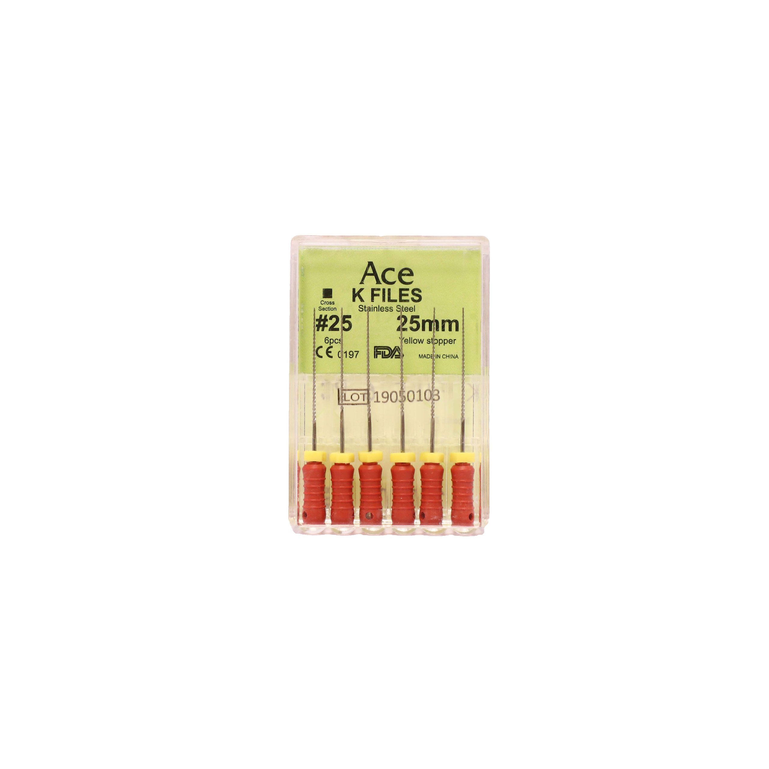 Prime Ace K Files #25, 25mm (Pack Of 5)