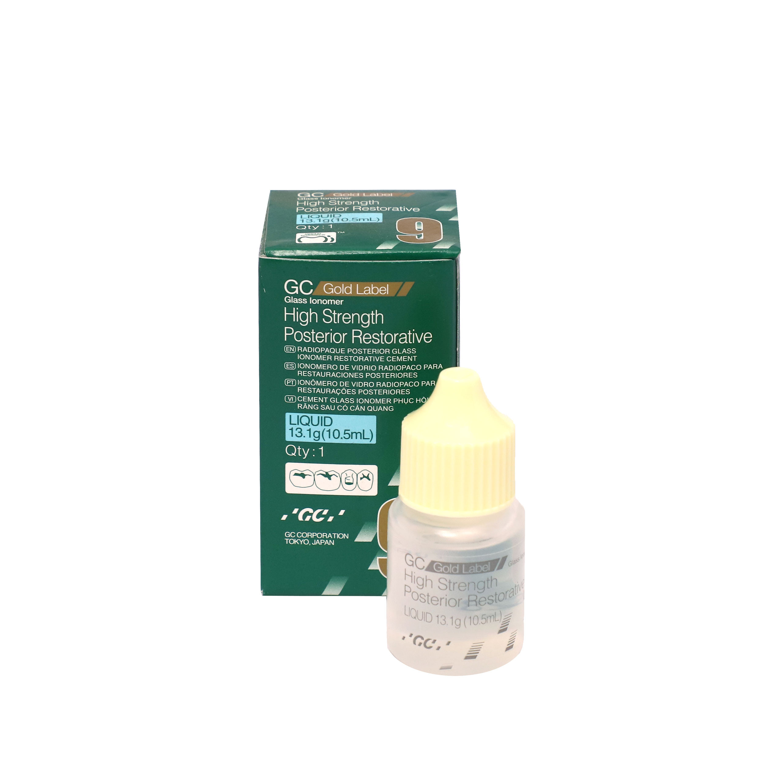 GC Gold Label 9 High Strength Posterior Restorative Liquid 13.1g (10.5mL)