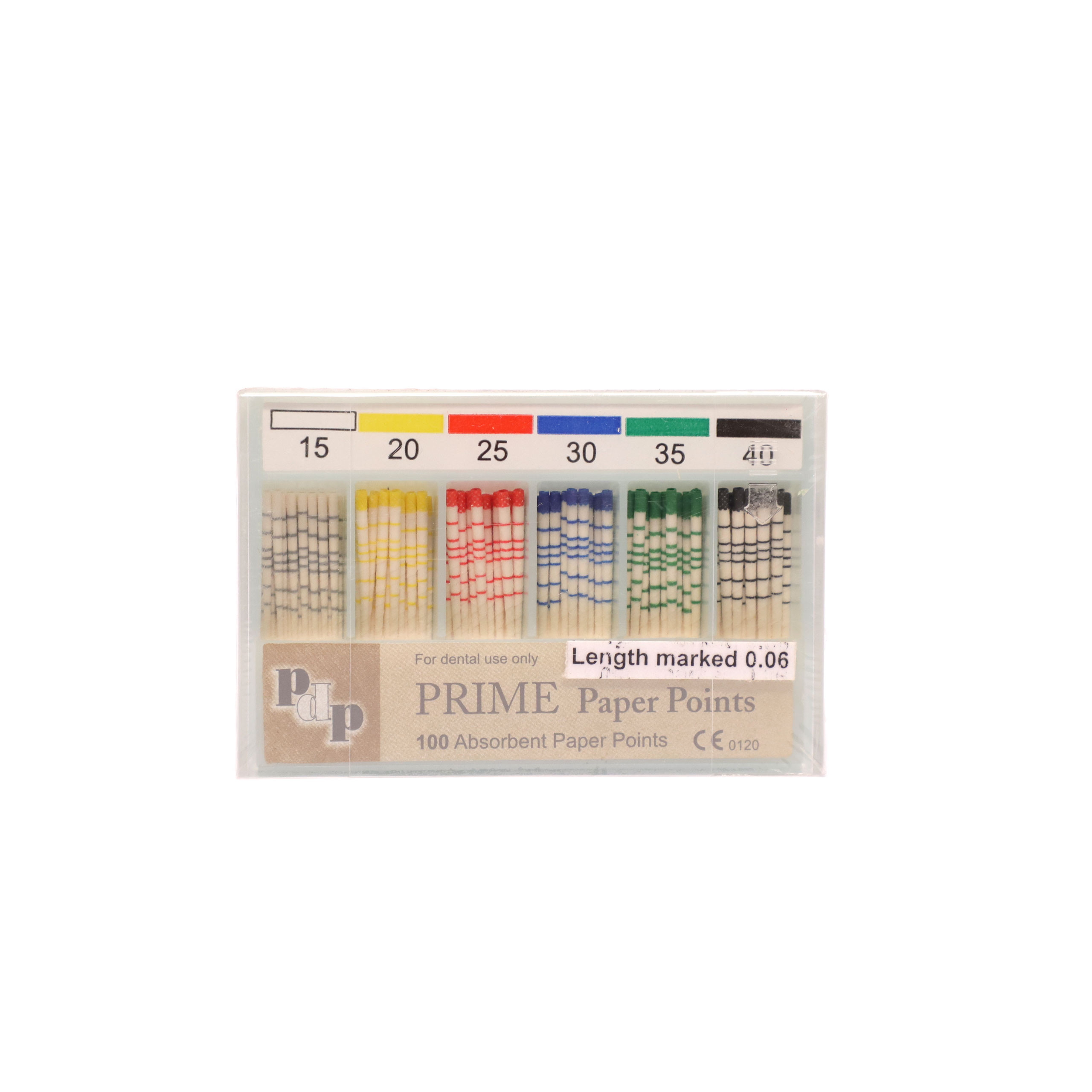 Prime Dental Paper Points 6%