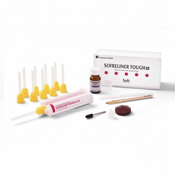 Tokuyama Sofreliner Tough S (Soft) Kits Silicone Based Soft Denture Liner Material