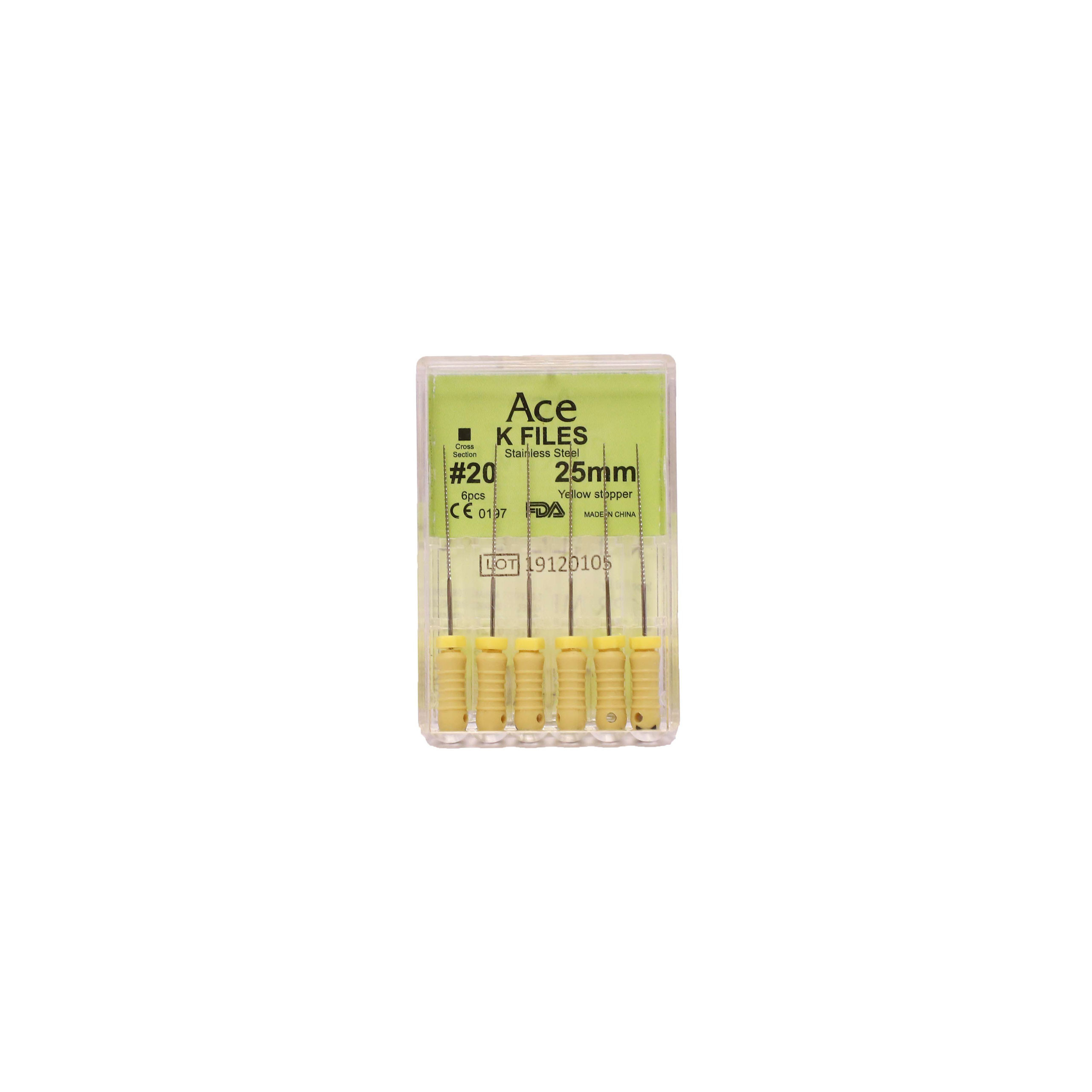 Prime (ACE) K file- no-20 25mm SS