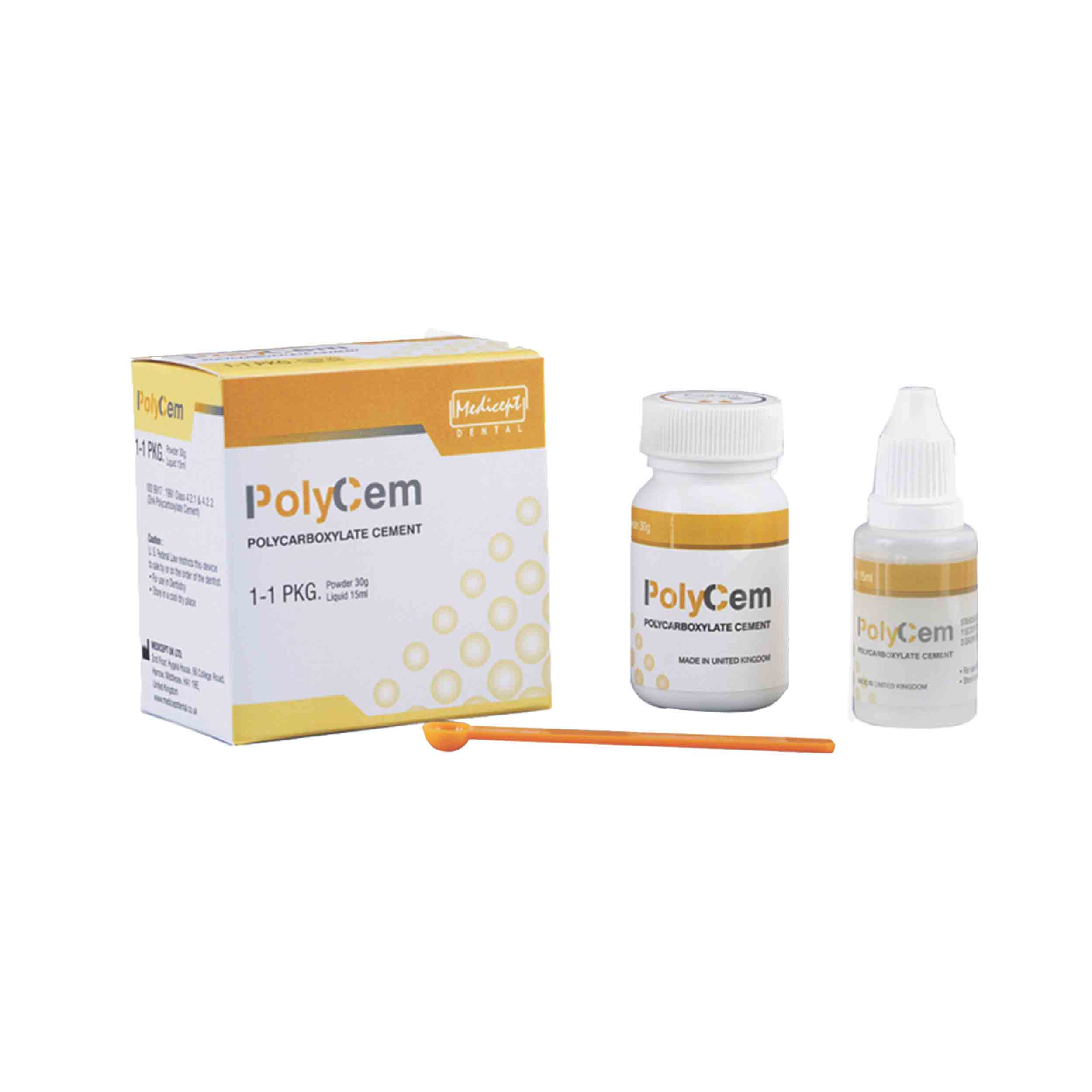 Medicept PolyCem Powder 30gm / Liquid 15ml