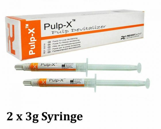 Prevest Denpro Pulp-X Pulp Devitalizer  Paste Syringe 2x3g