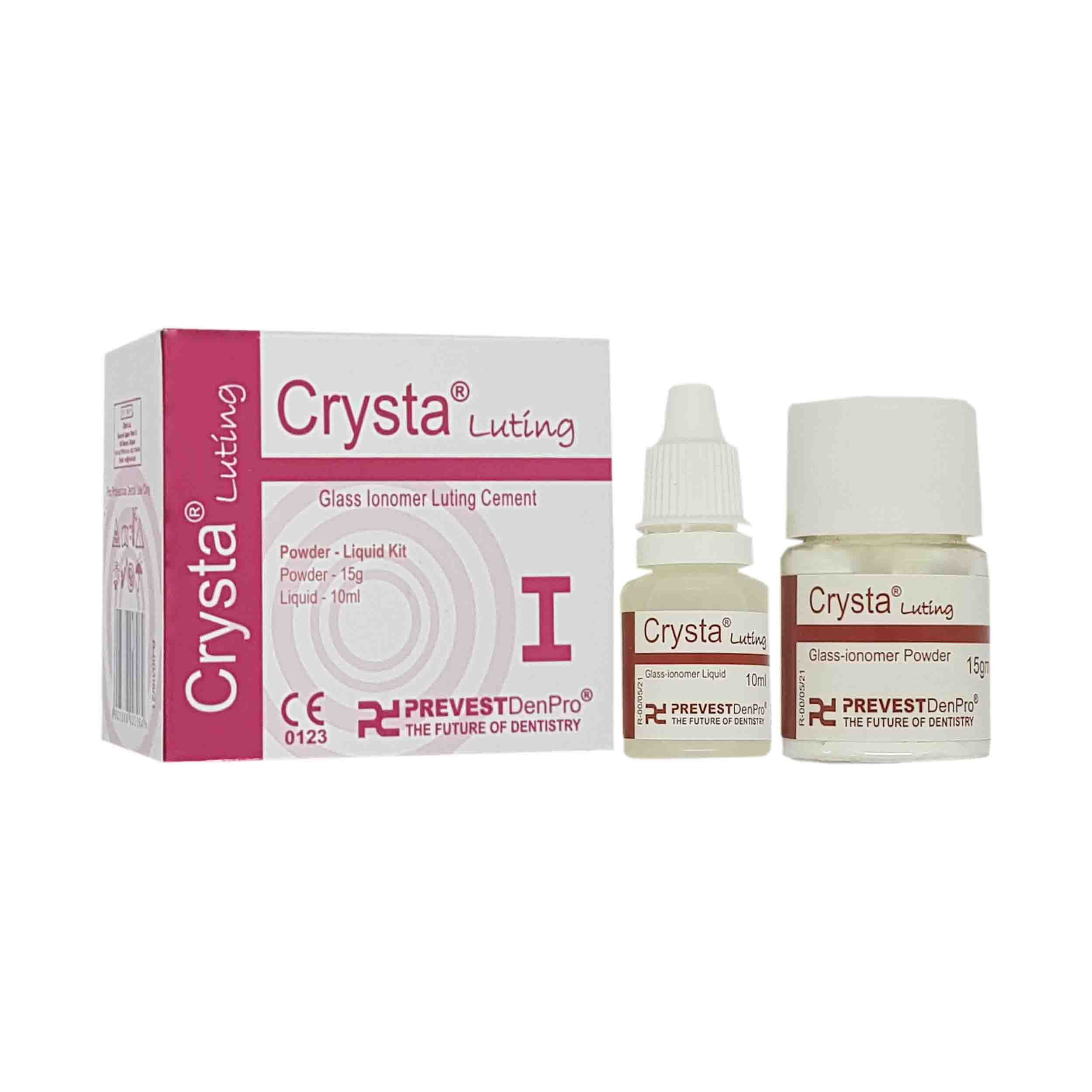 Prevest Denpro Crysta Luting Powder 15gm / Liquid 10ml