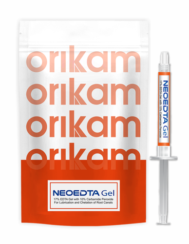 Orikam Neoedta Gel 17% EDTA Gel with Carbamide Peroxide for Lubrication and Chelation of Root Canals