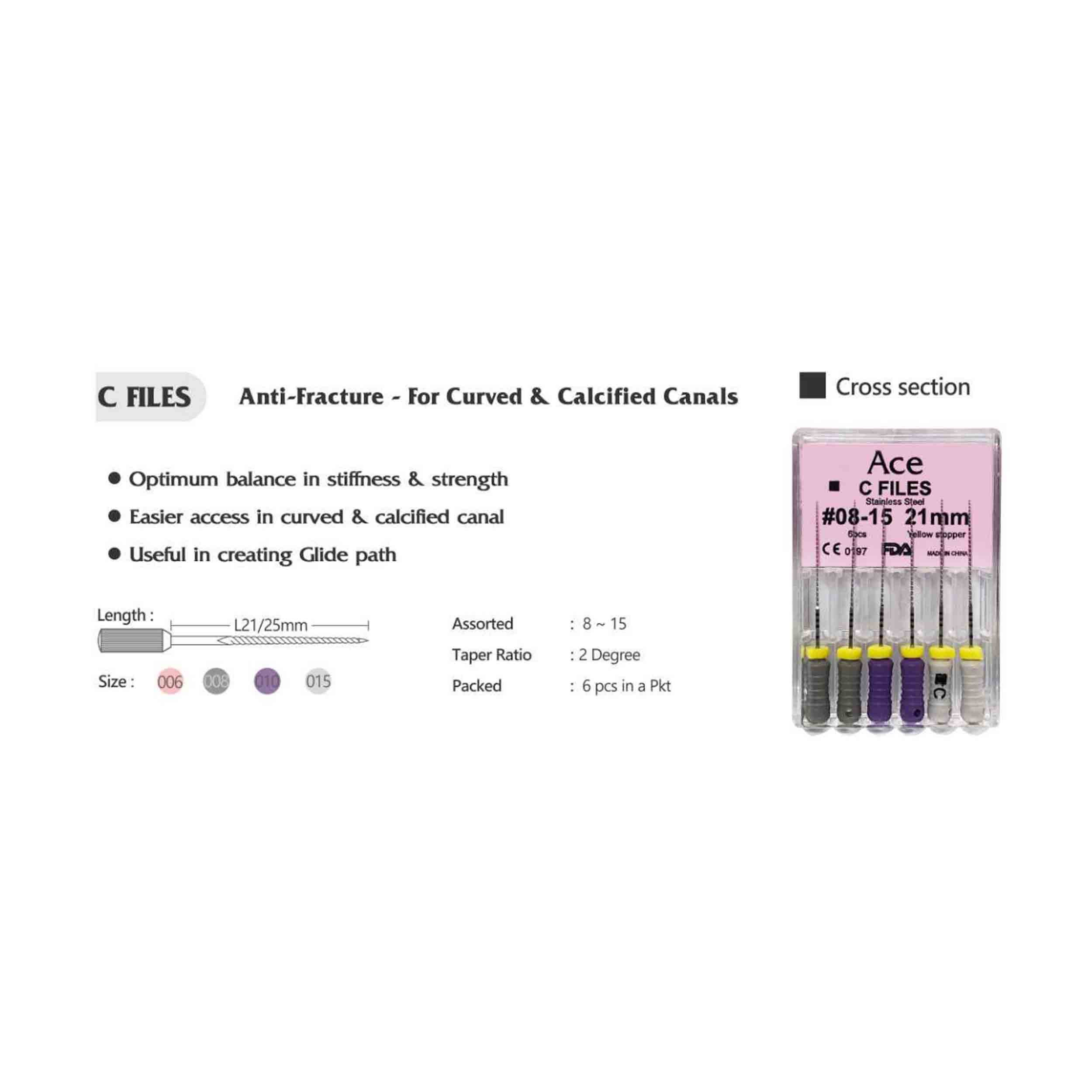 Prime (ACE) C files 08-15 21mm SS