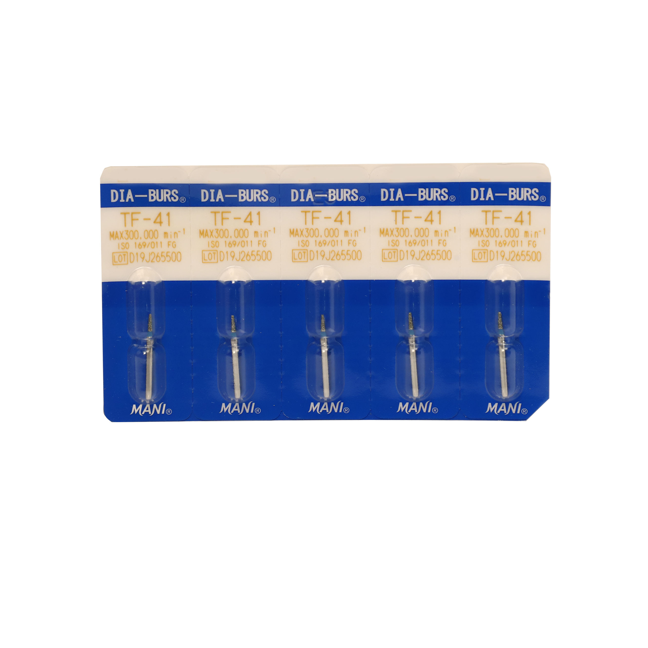Mani Diamond Bur TF-41 (PACK OF 5)
