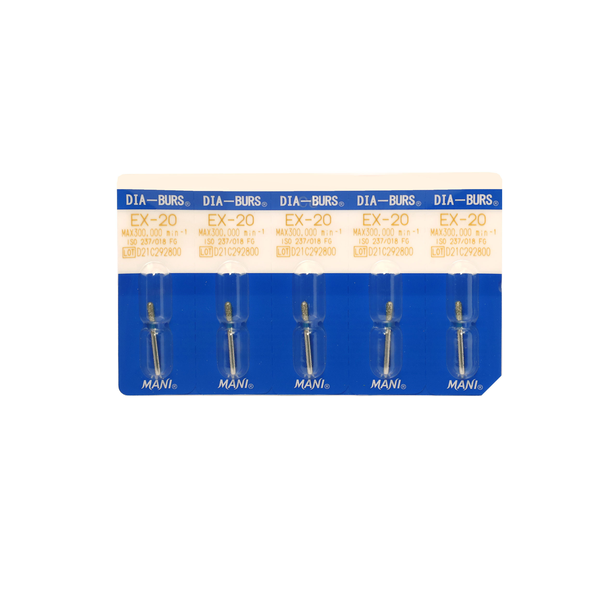 Mani Diamond Bur EX-20 (PACK OF 5)