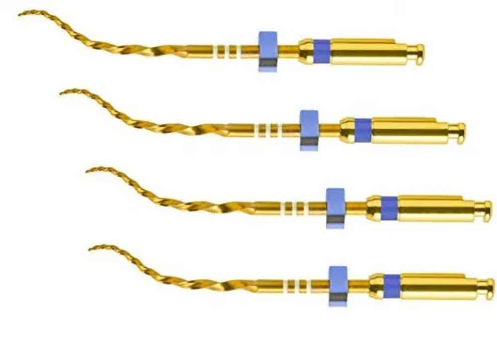 Woodpecker Endo Plus Gold Rotary File 25mm Assorted (W0-W4)