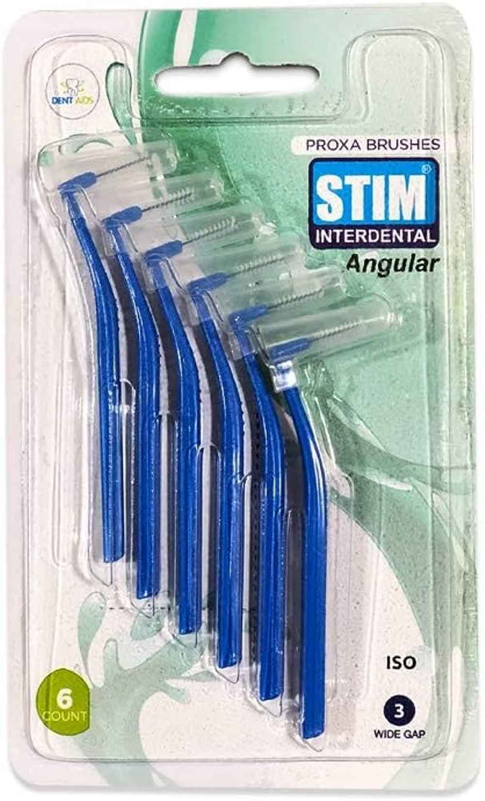 Stim Proxa Interdental Angular Brushes ISO-3 Blue-Pack-of-1