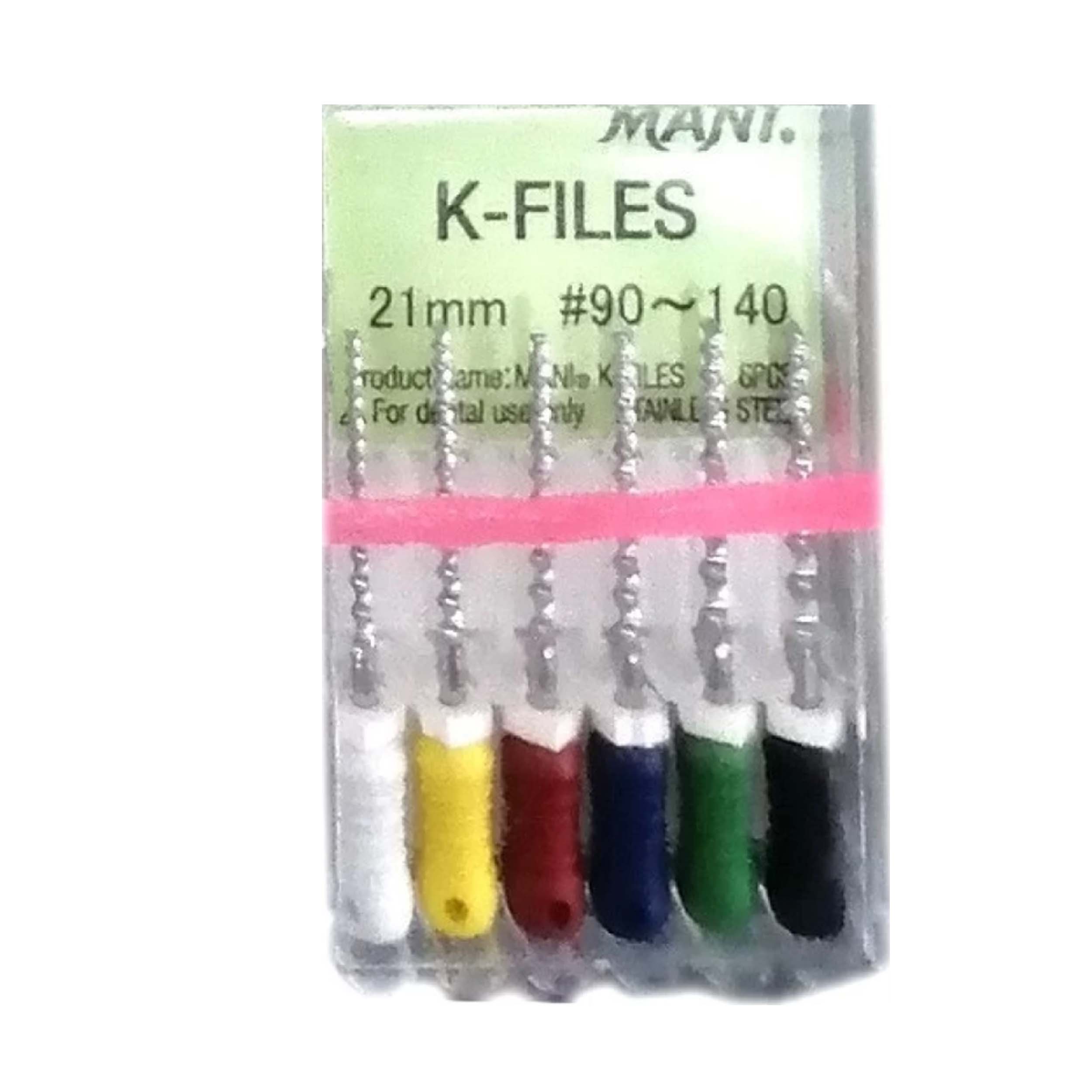 Mani K-File 21mm (90-140) (PACK OF 6)