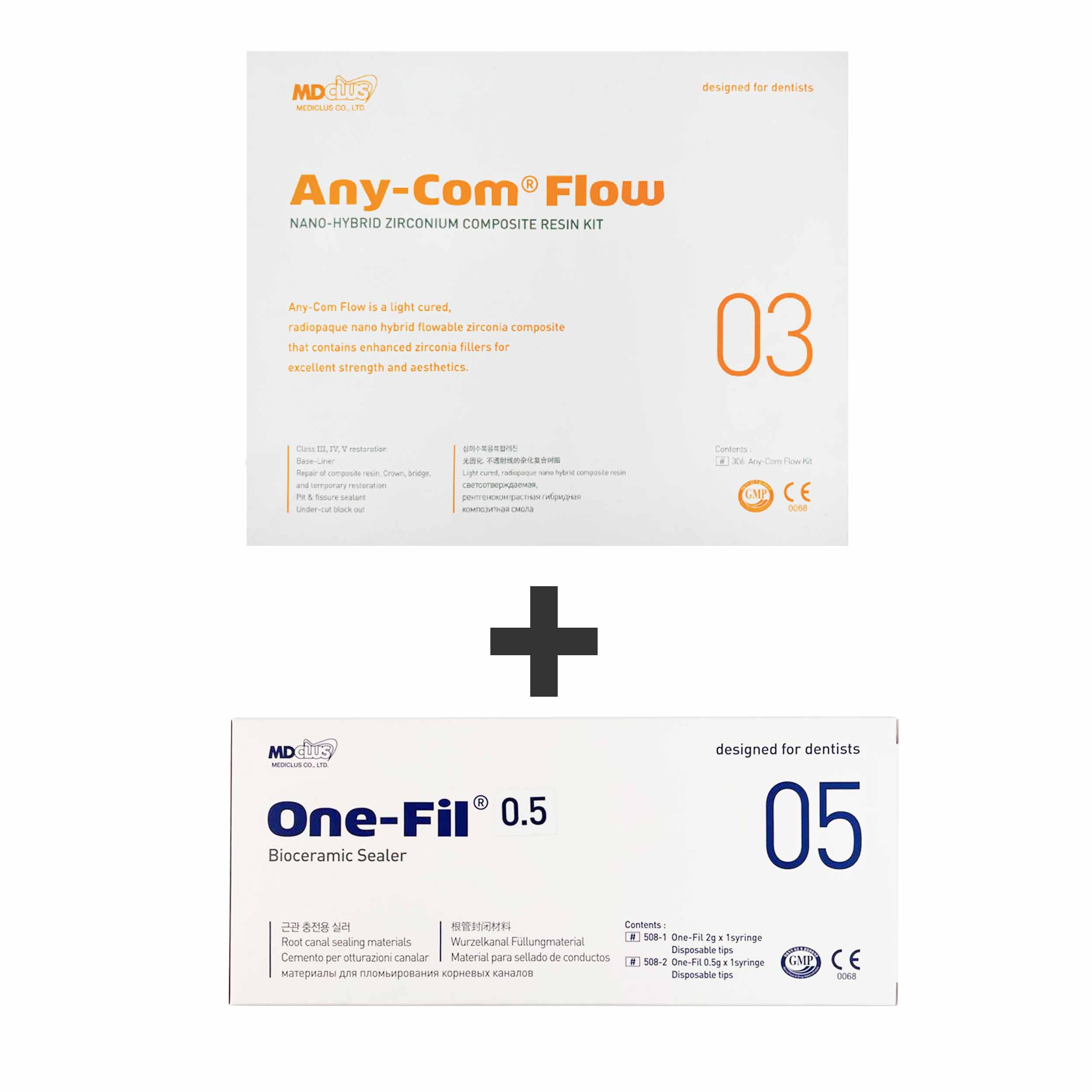 Buy Mediclus Any-Com Flow Kit & Get One-Fil 0.5gm Free