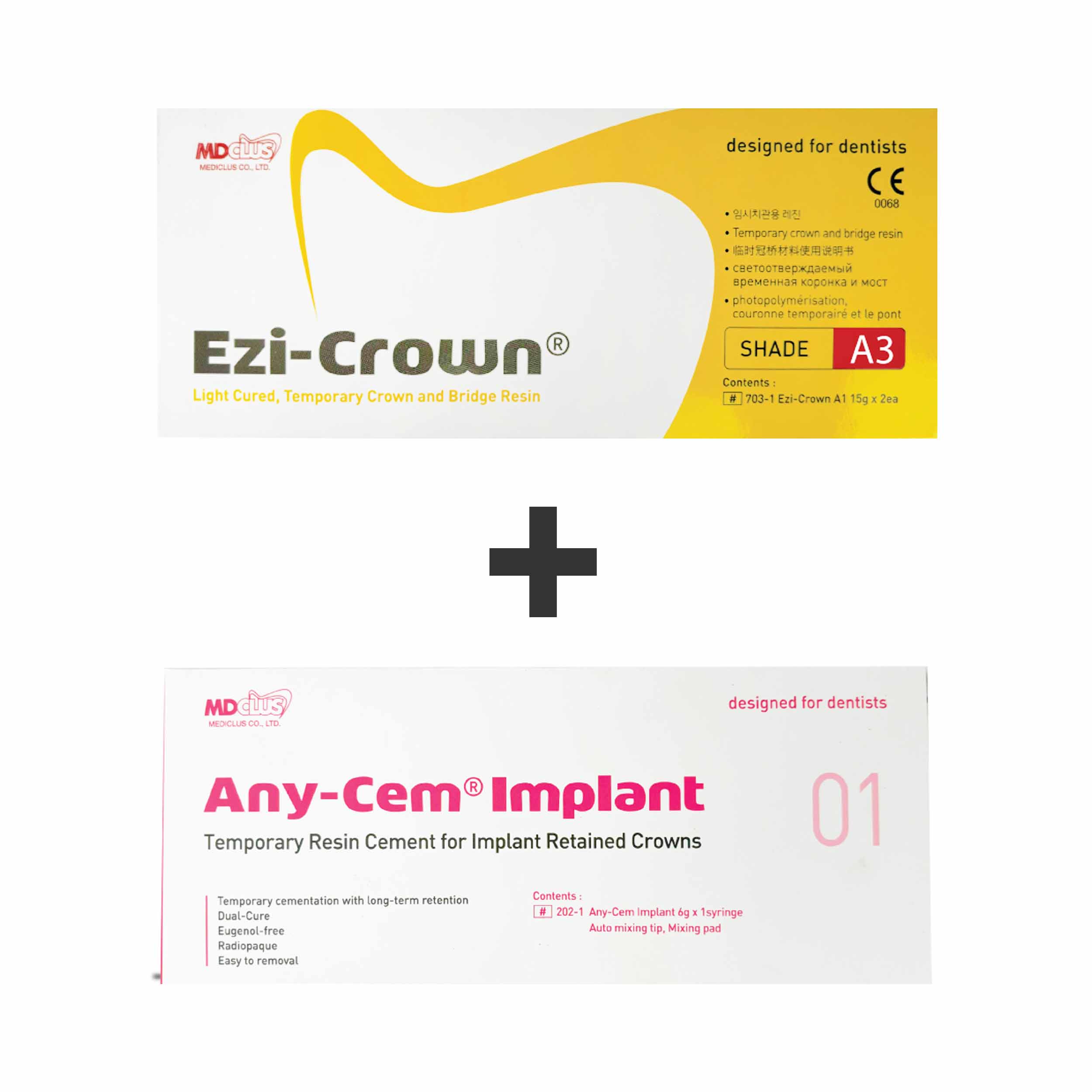 Buy Mediclus Ez-Crown A3 & Get Any-Cem Implant Free