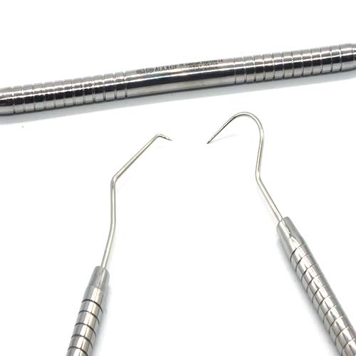 ADDLER Dental Explorer Double Ended Premium Solid 6 MM