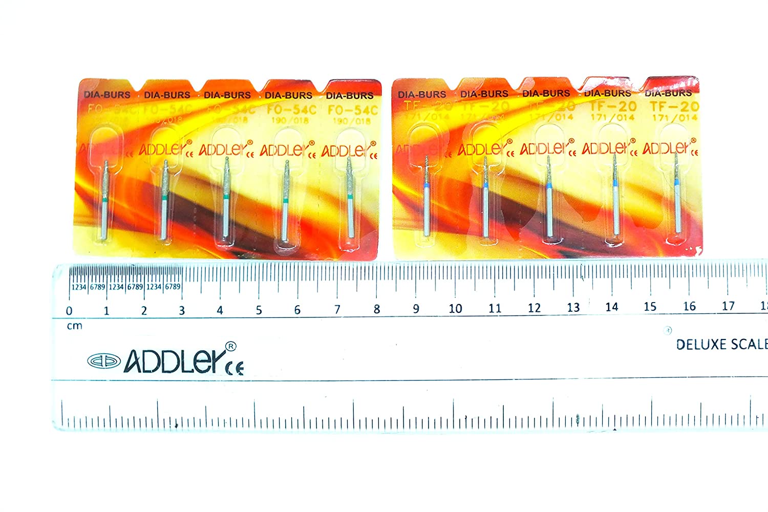 ADDLER FO54C & TF20 HIGH SPEED FG AIR ROTOR DIA BURS.