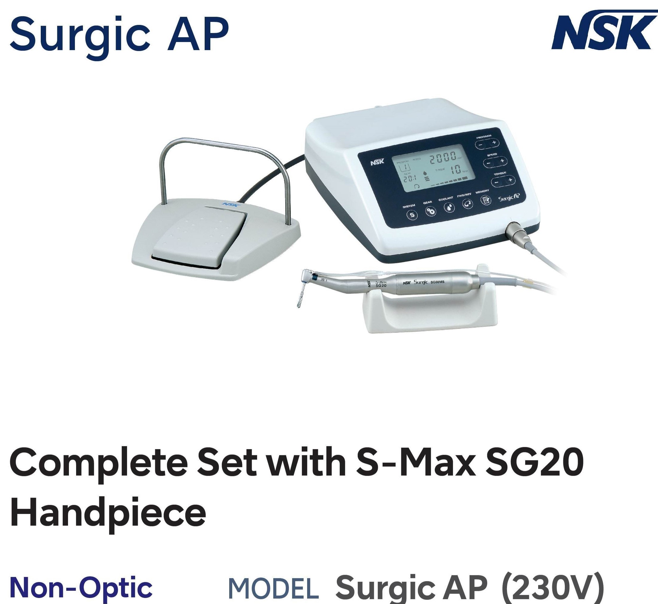 SURGIC AP With SG 20 Handpiece