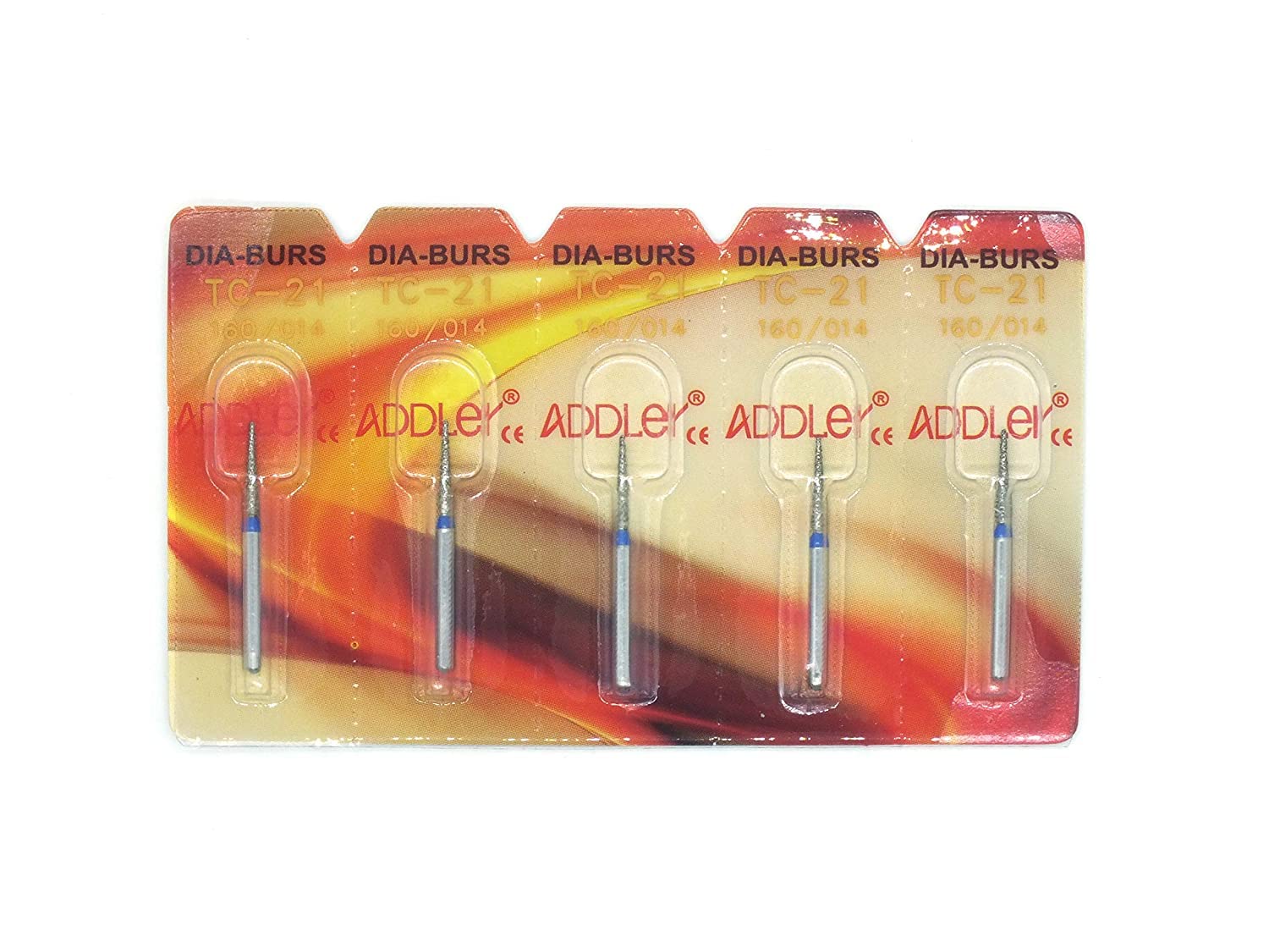 ADDLER DENTAL BUR TC-21 AIR ROTOR FG DIAMOND MULTILAYERED COATED ABRASIVE