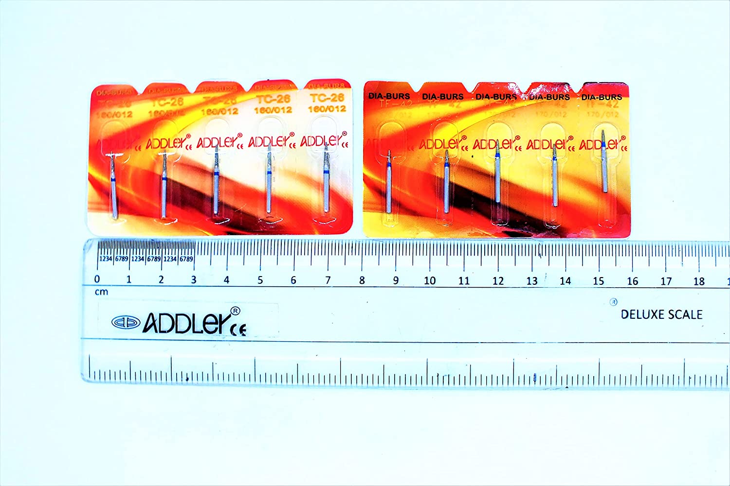 DENTAL ADDLER TC26 & TF42 HIGH SPEED FG AIR ROTOR DIA BURS.