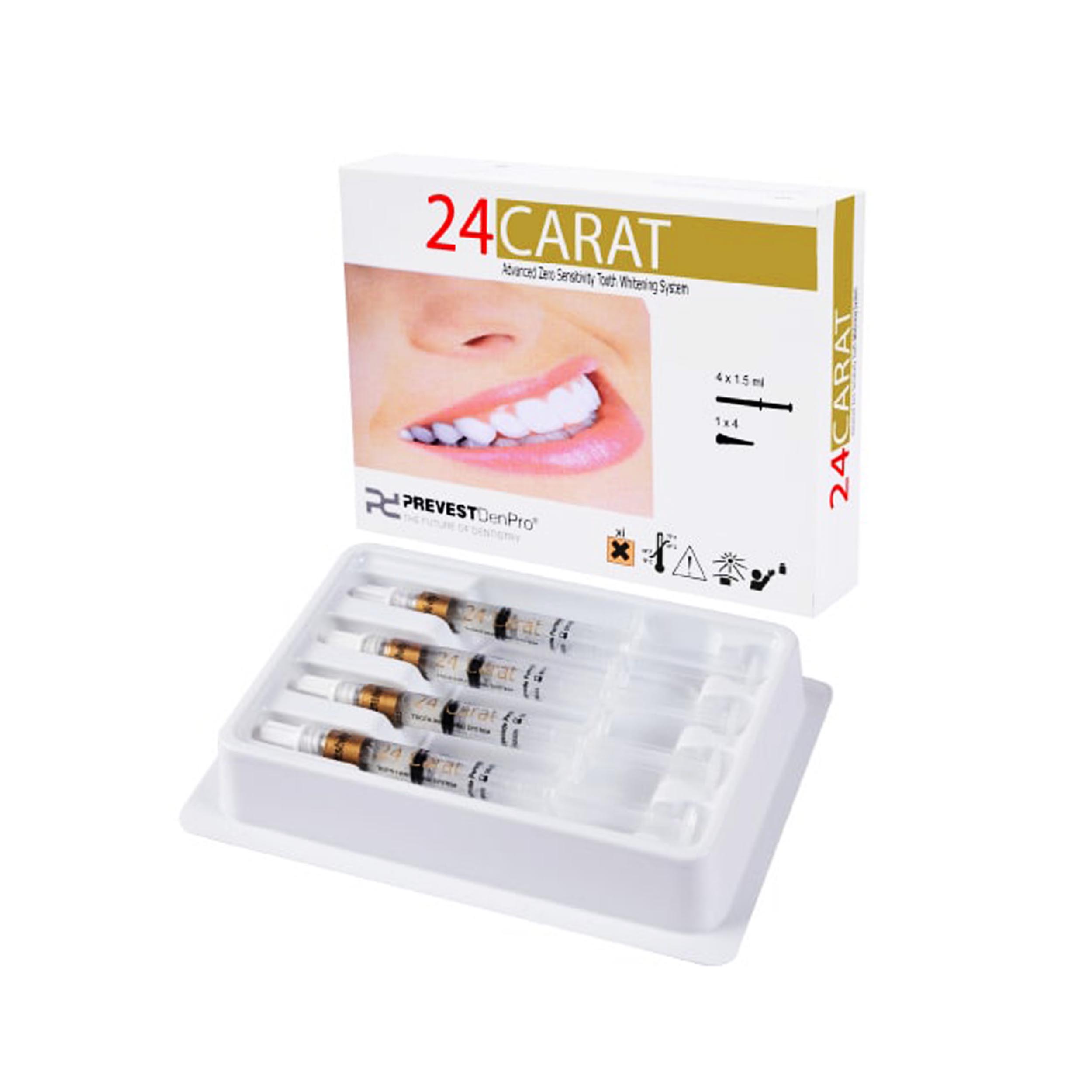 Prevest Denpro 24 Carat 22% Teeth Bleaching 4x1.5ml Syringe