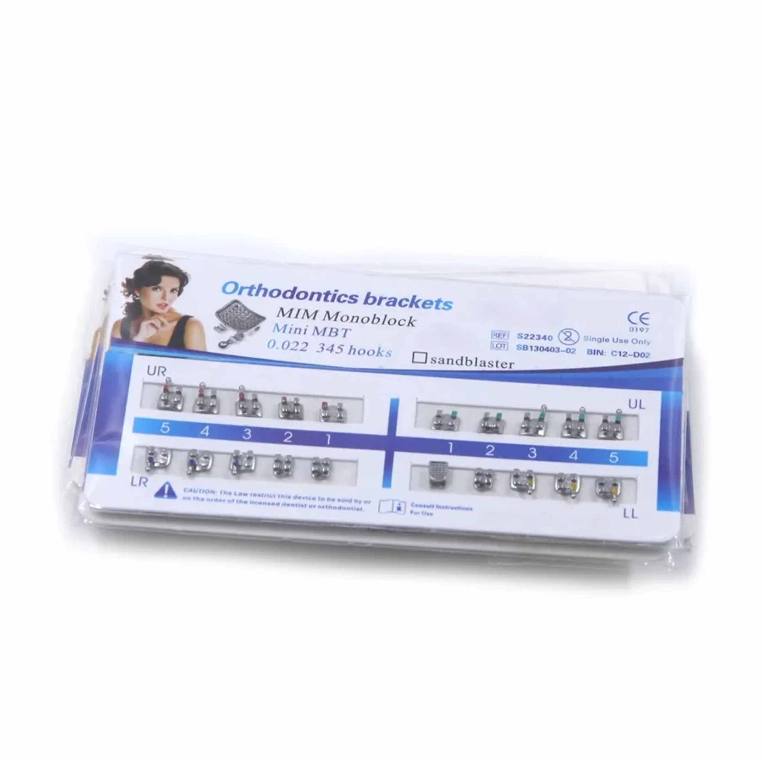 PDD Mini Metal Orthodontic Brackets