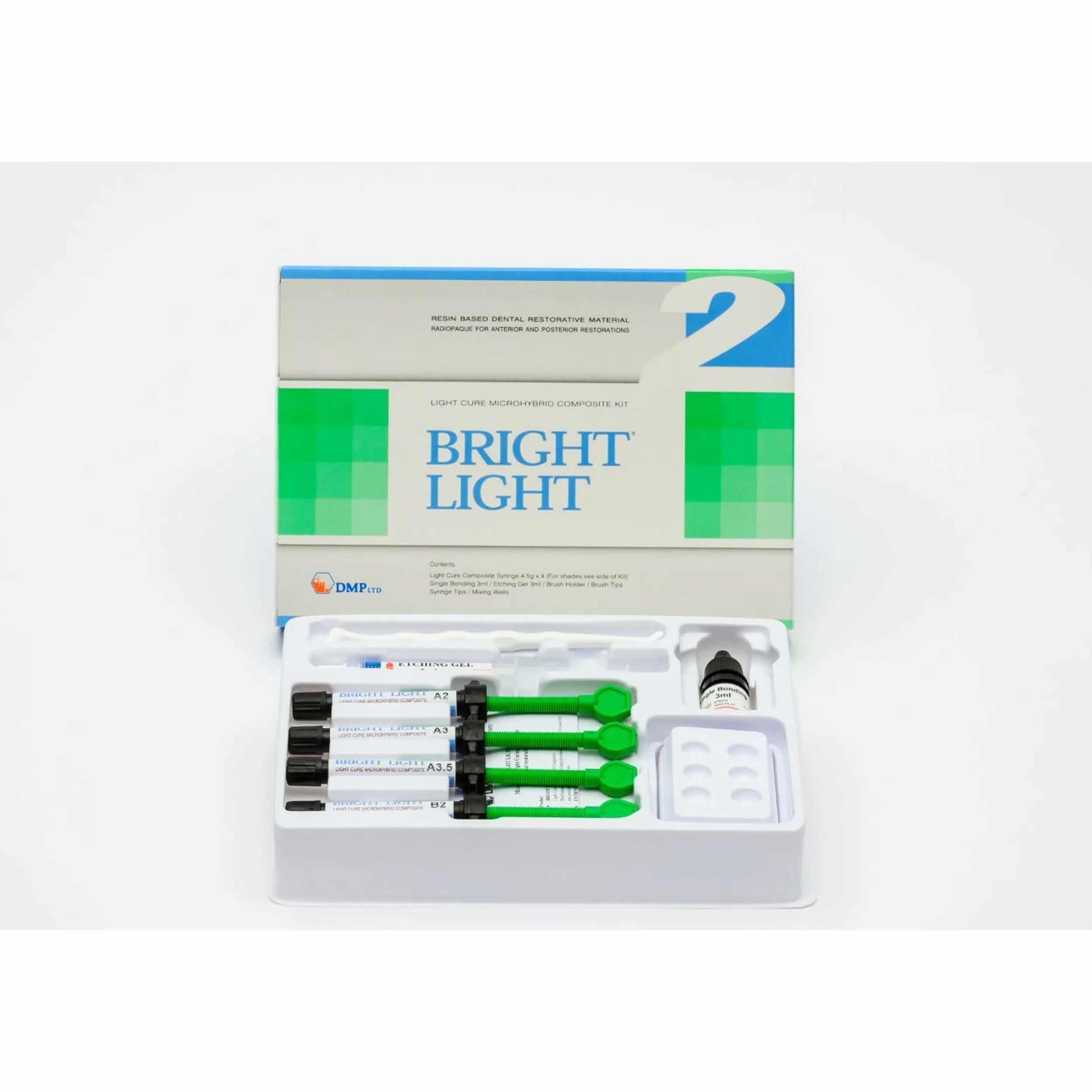 DMP Bright Light Cure Microhybrid Composite Kit