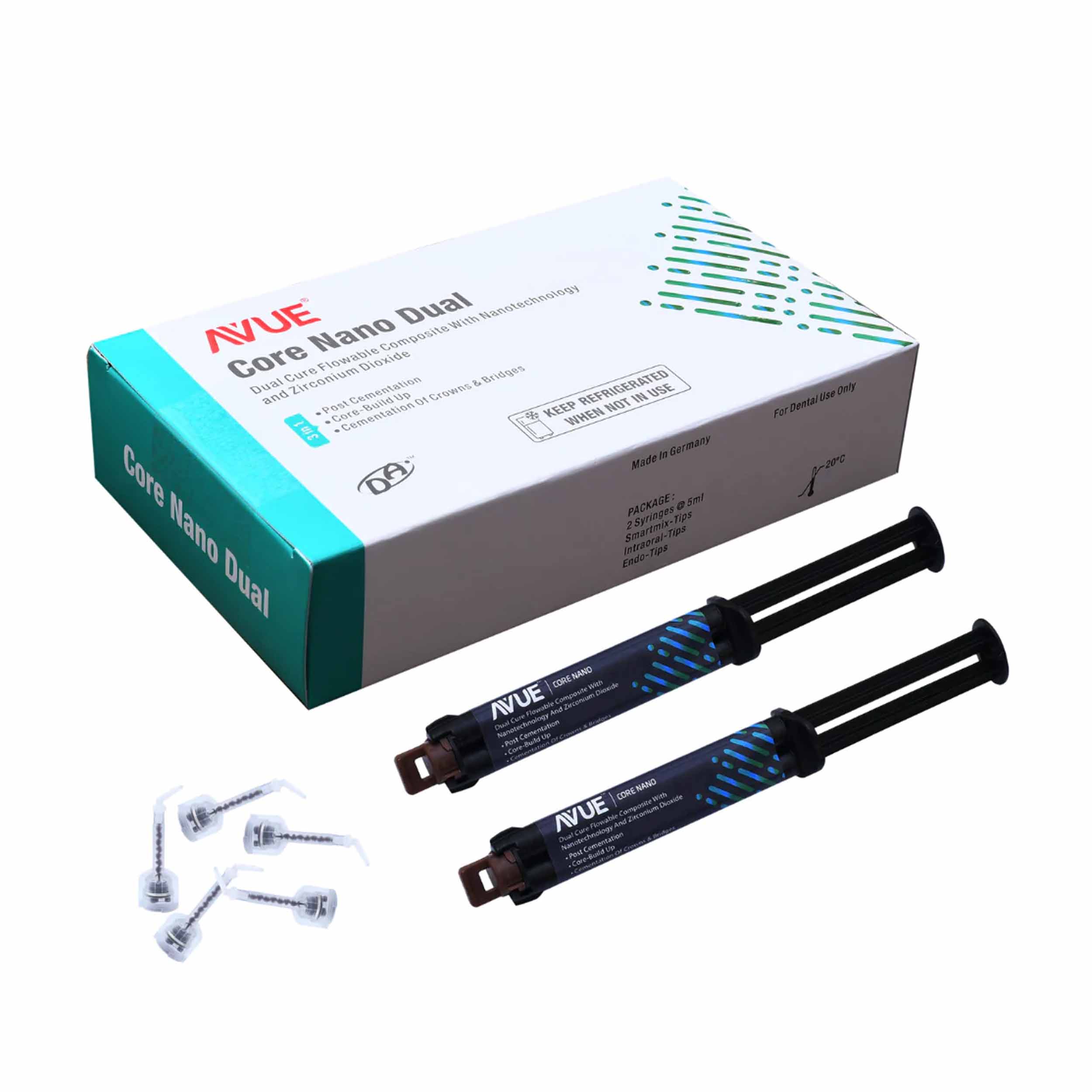 AvueCore Nano - Dual Cure Flowable Core Buildup Composite With Nano Zirconium Dioxide