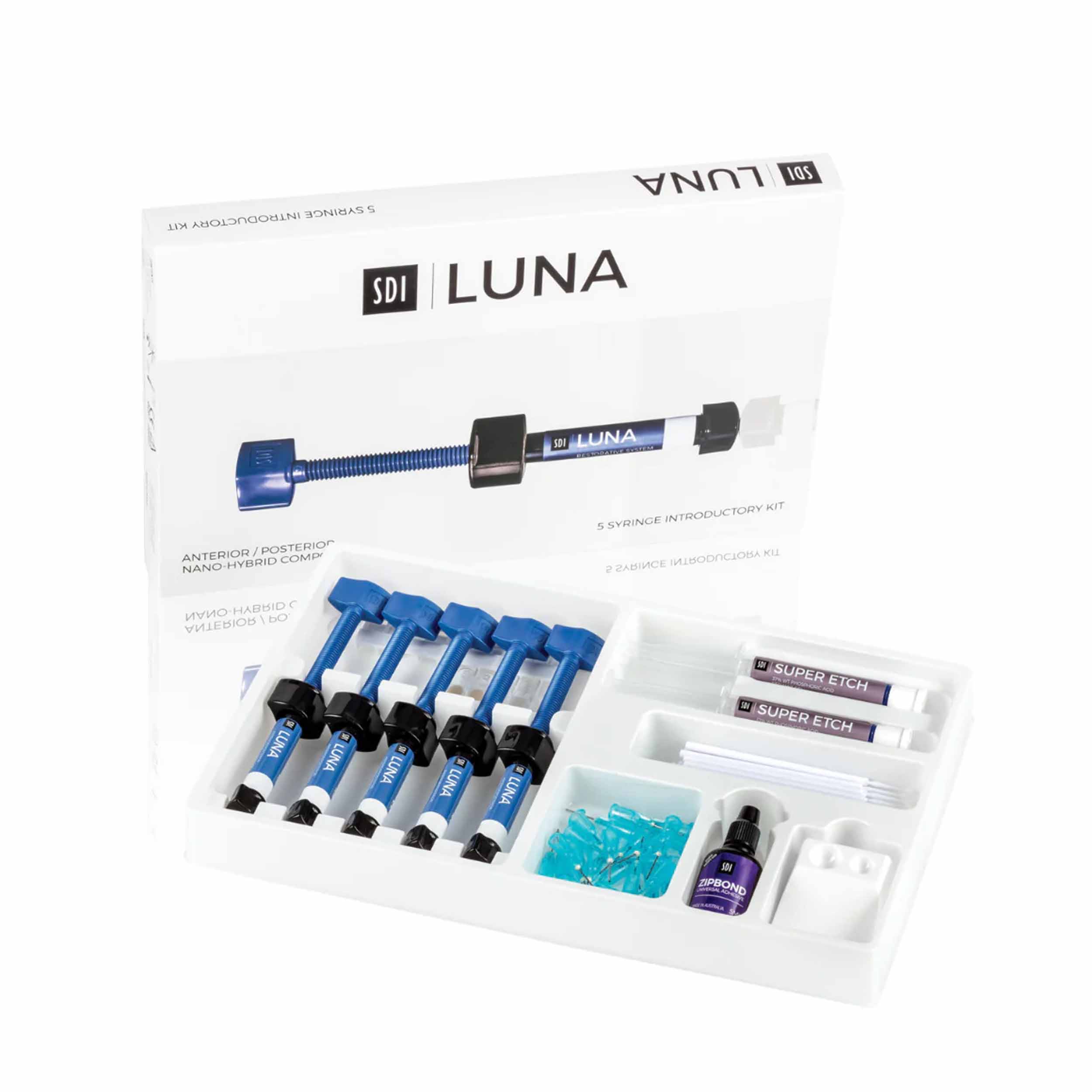 SDI Luna Kit - Nano Hybrid Composite With Bonding Agent 5 Syringes