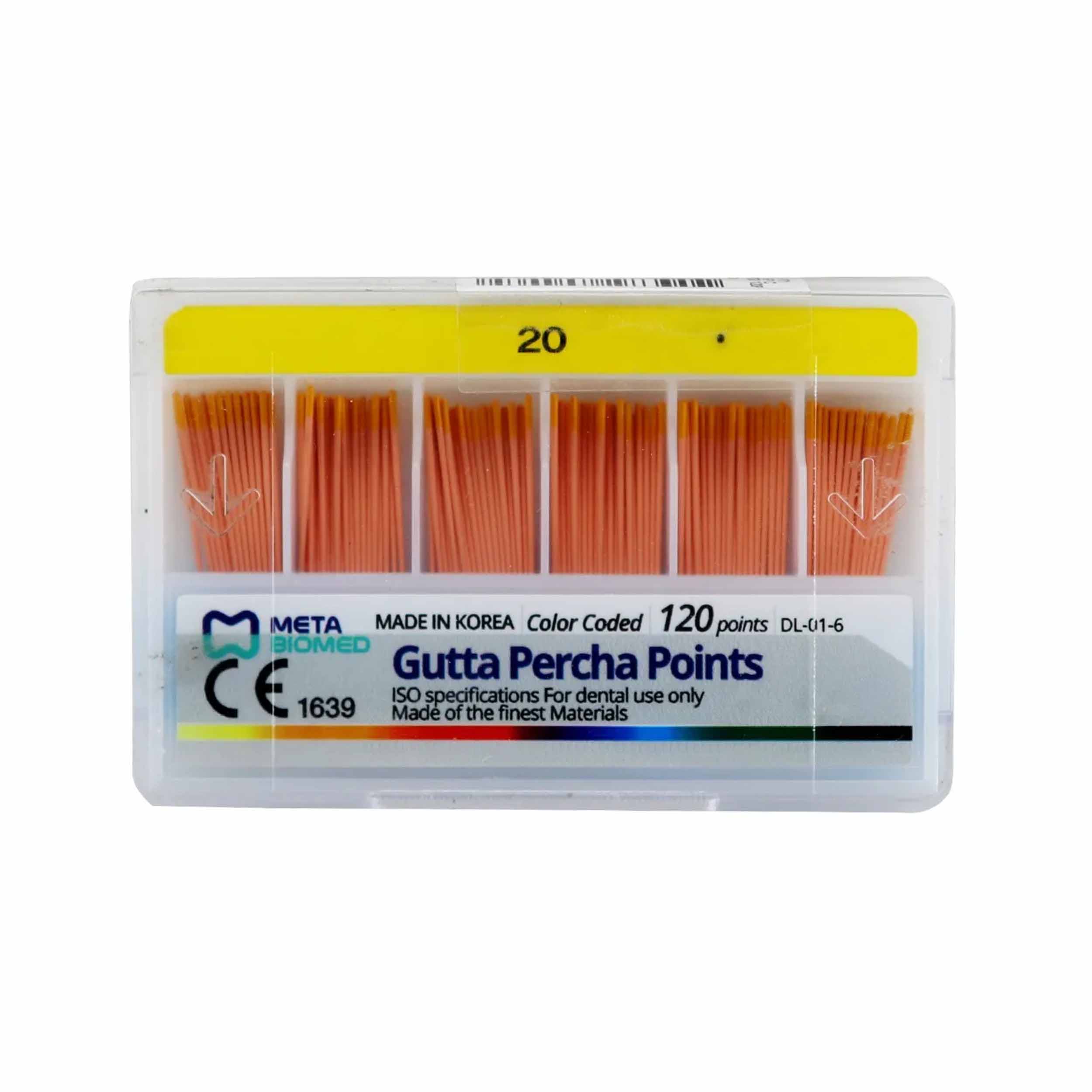 Meta Biomed Gutta Percha Points 2% 20